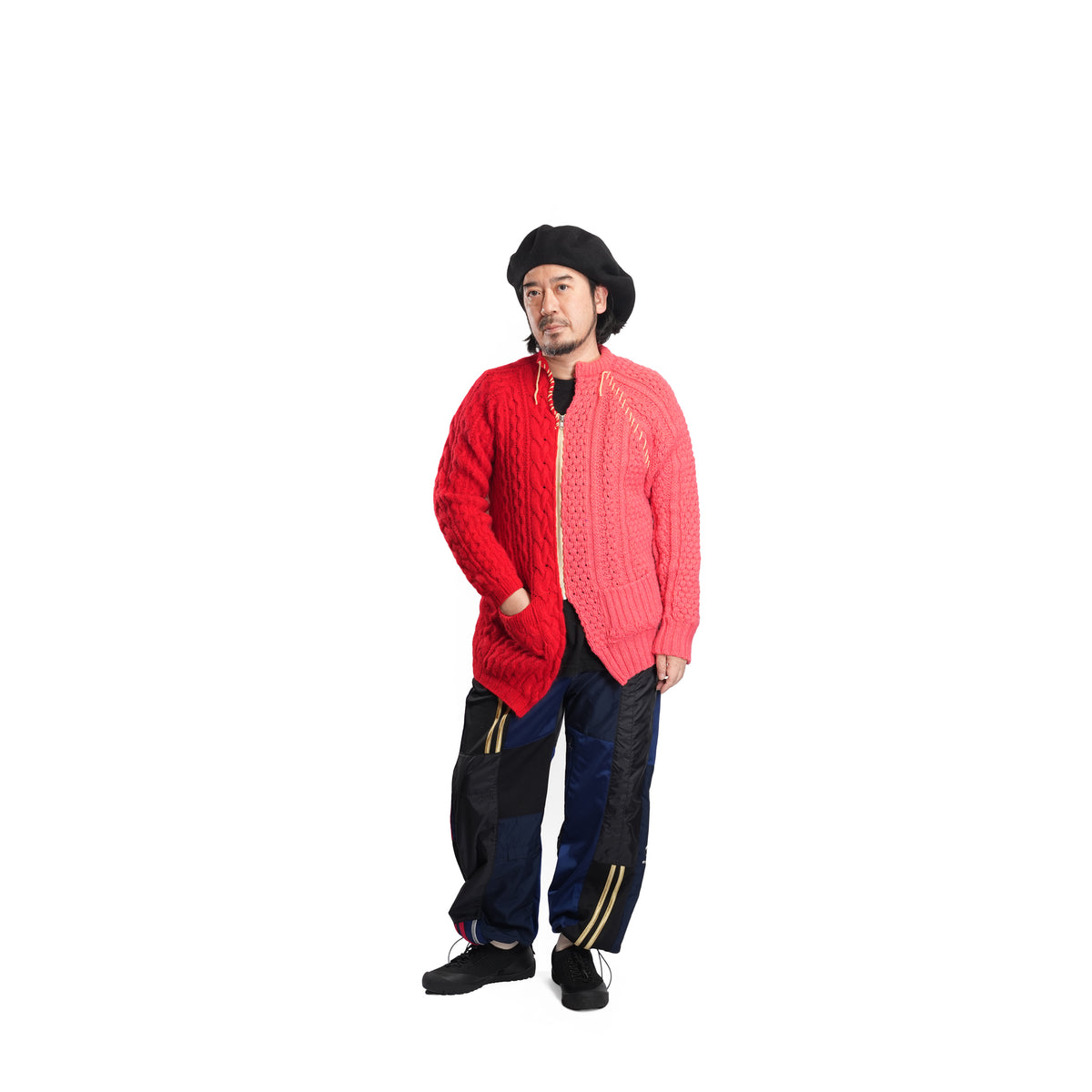 ハーフニットジップC/D_13 | Size-Free | REHERSALL