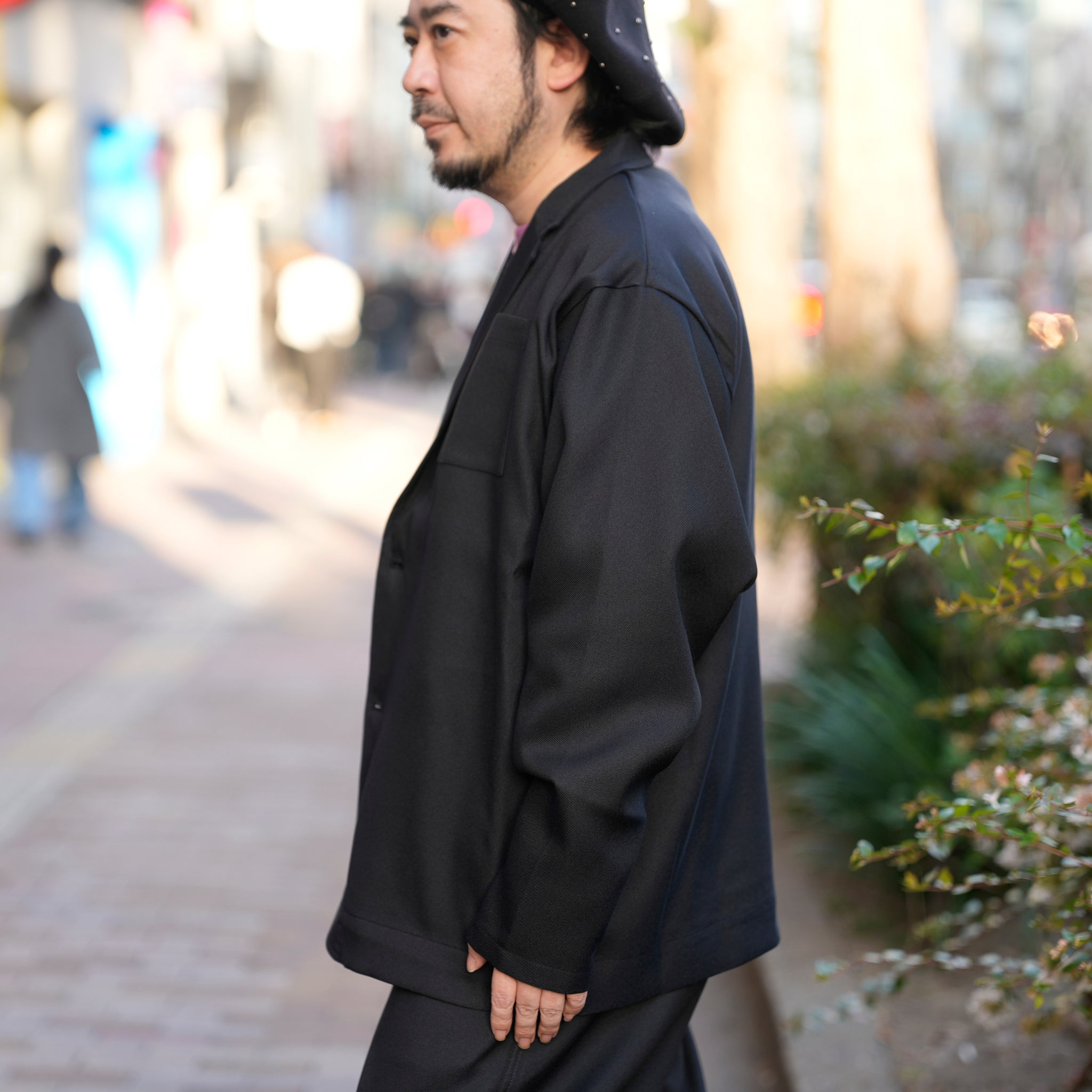 RELAX FIT №129 [ STA-PREST GOOD JACKET & SLACKS] Col_Black【RELAX FIT_リラックスフィット】