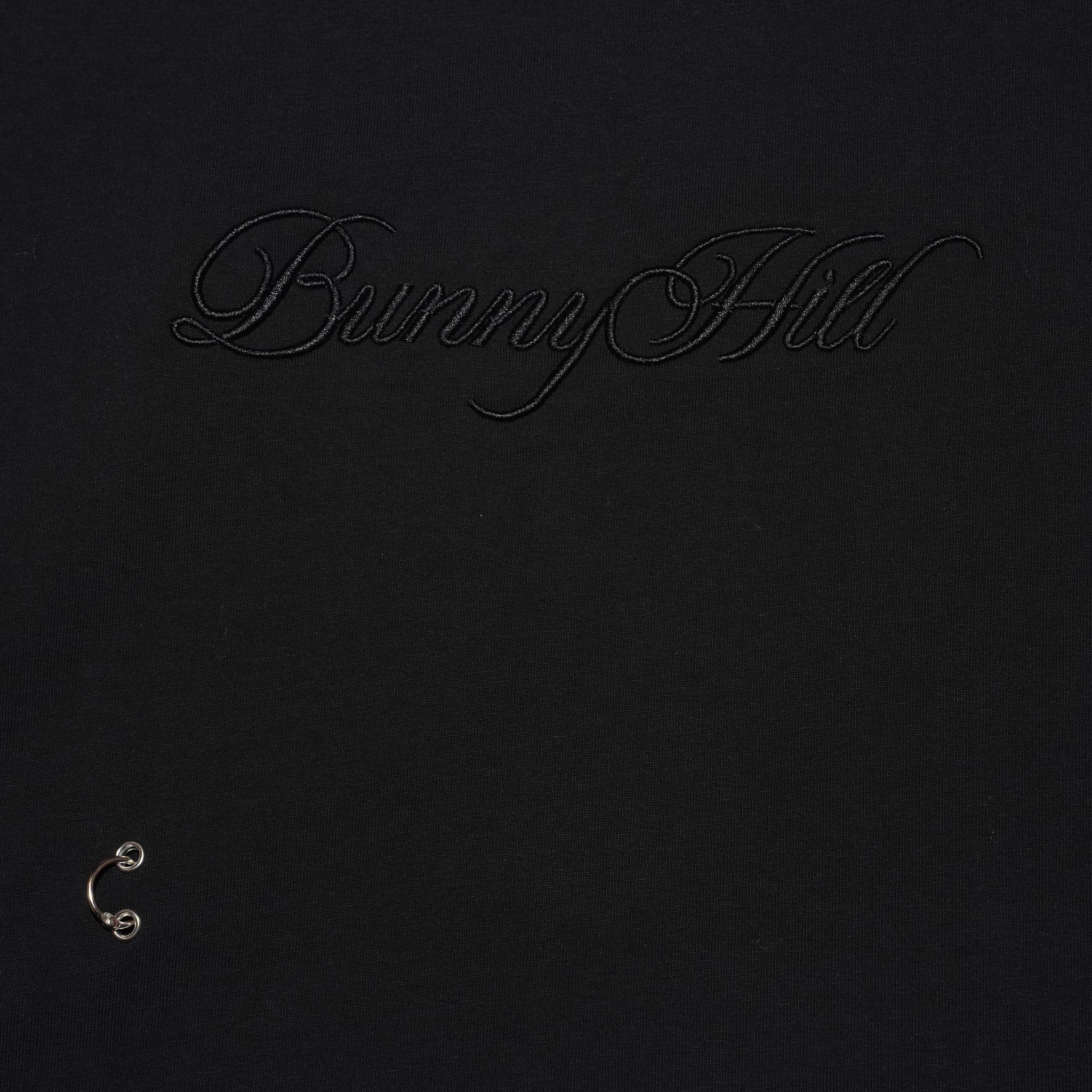 BUNNY CHARM VER. SHIRT (BLACK) | Bunny Hill Concept