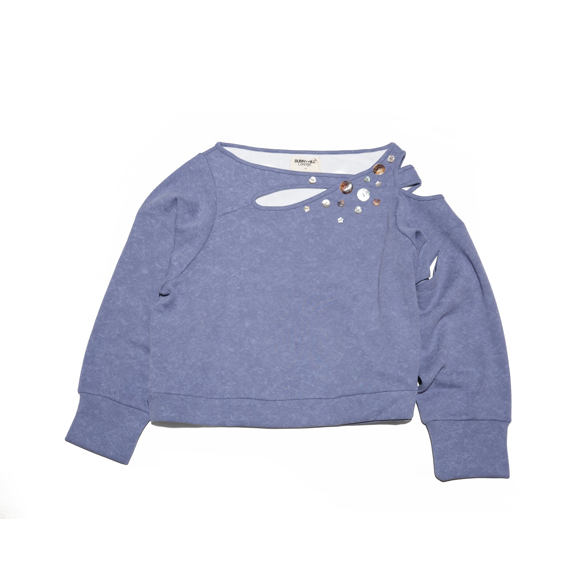 CHARO SWEATER (PURPLE BLUE) | Bunny Hill Concept