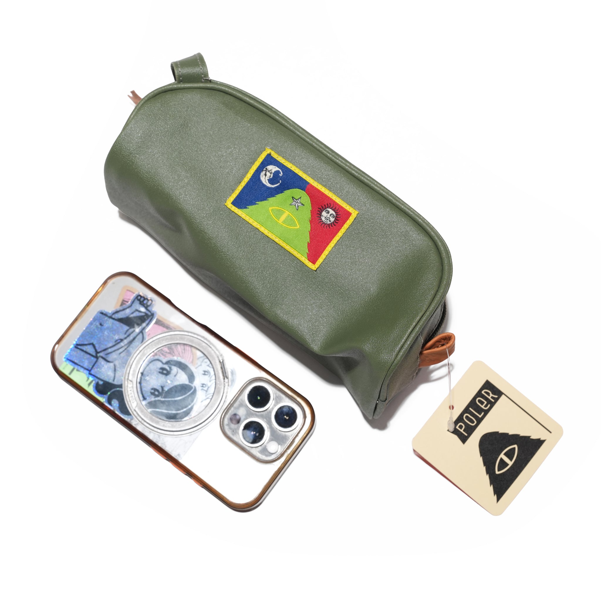 PL×WASABI DURABLE TENT POUCH S GRN | POLER