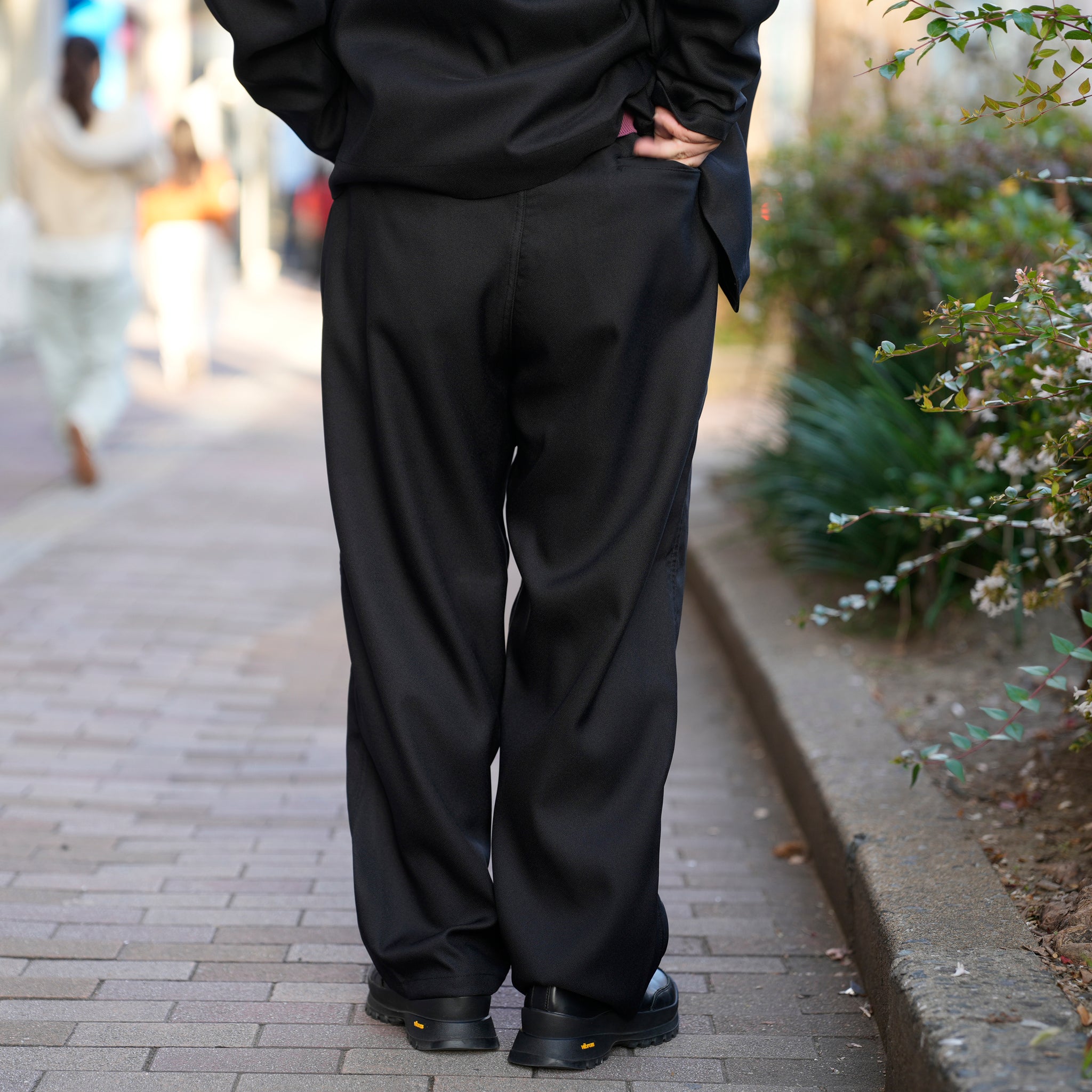 RELAX FIT №129 [ STA-PREST GOOD JACKET & SLACKS] Col_Black【RELAX FIT_リラックスフィット】