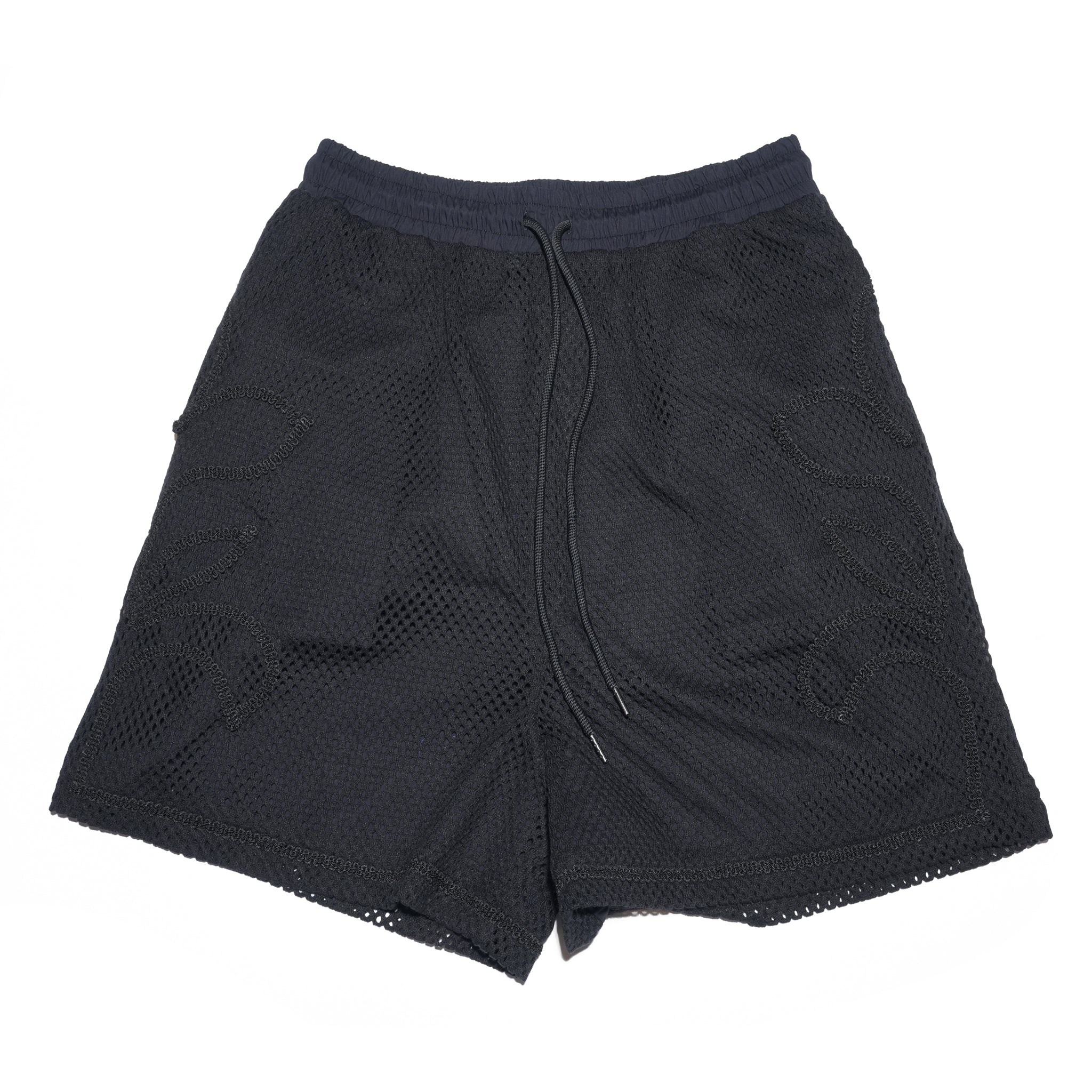 (A)crypsis® Medieval Flora Mesh Series Shorts - Black | (A)CRYPSIS®