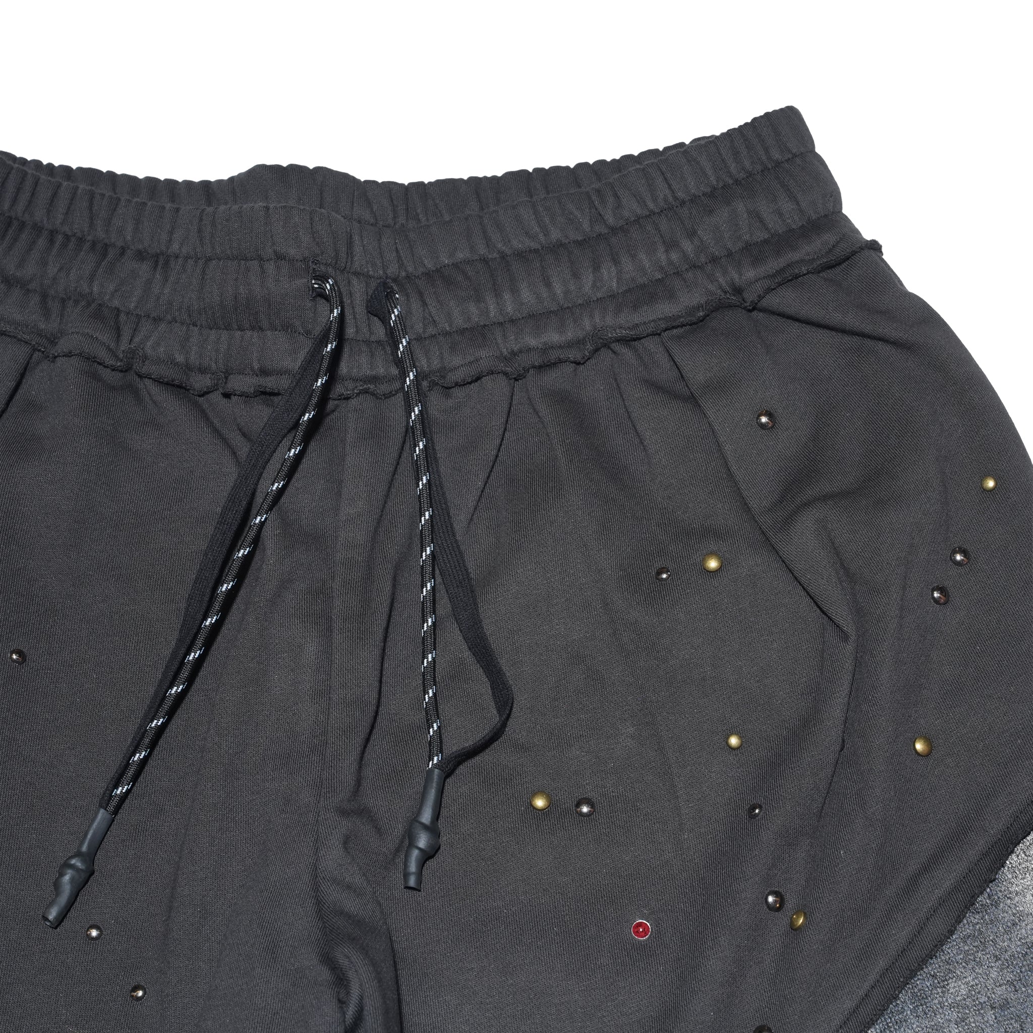 (A)crypsis® “High-Density Hand-Pleated Starry Sky Jewelry-Inspired Trousers” in Dark Gray | (A)CRYPSIS®
