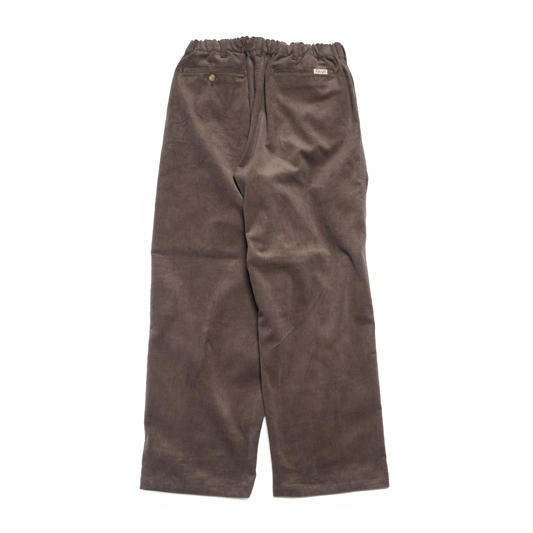 №147 [ Corduroy easyslacks ] – Charcoal Gray | RELAX FIT