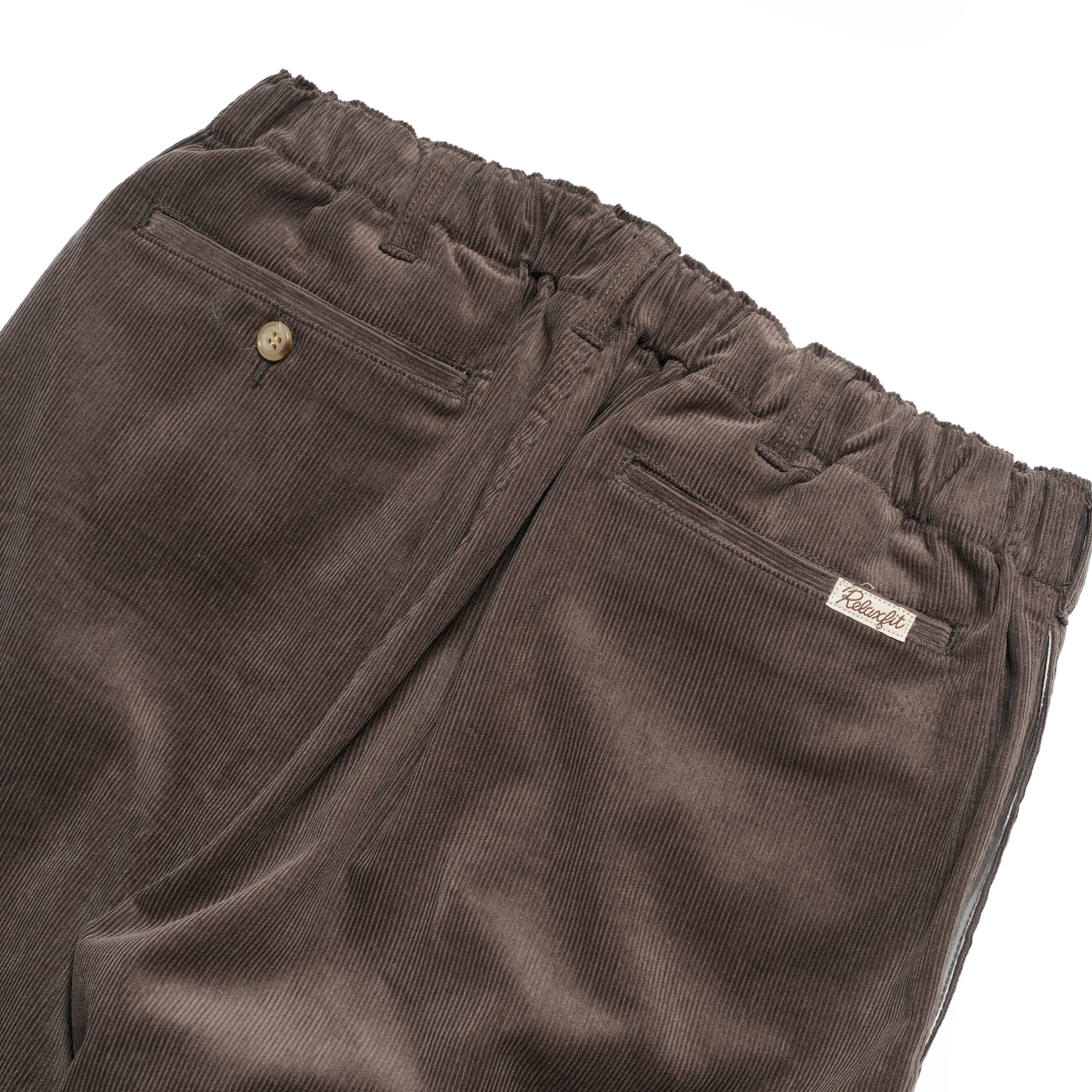 RELAX FIT №147 [ Corduroy easyslacks ] Color:Charcoal Gray【RELAX FIT_リラックスフィット】