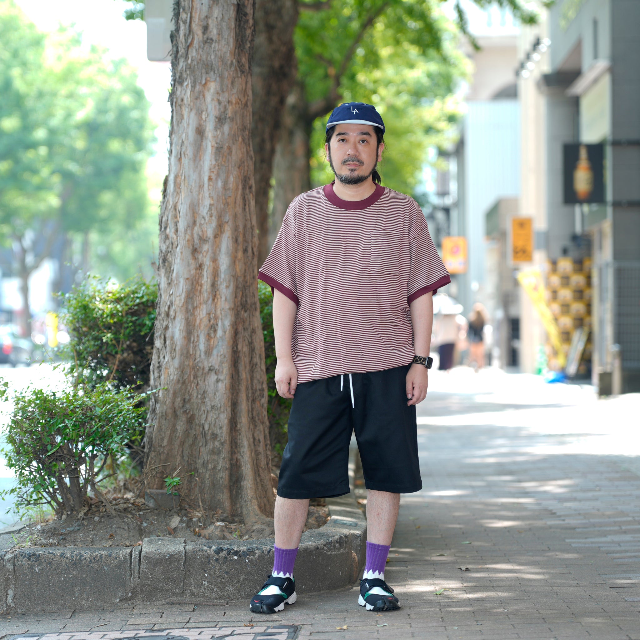 RELAX FIT №127　[ Miller × Relaxfit Panel Rib Border tshirt] | Col_マロンボーダー【RELAX FIT_リラックスフィット】