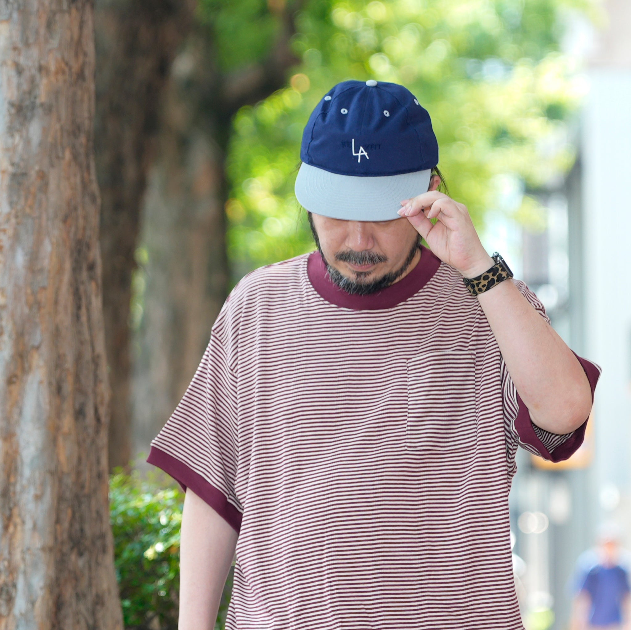 RELAX FIT №127　[ Miller × Relaxfit Panel Rib Border tshirt] | Col_マロンボーダー【RELAX FIT_リラックスフィット】