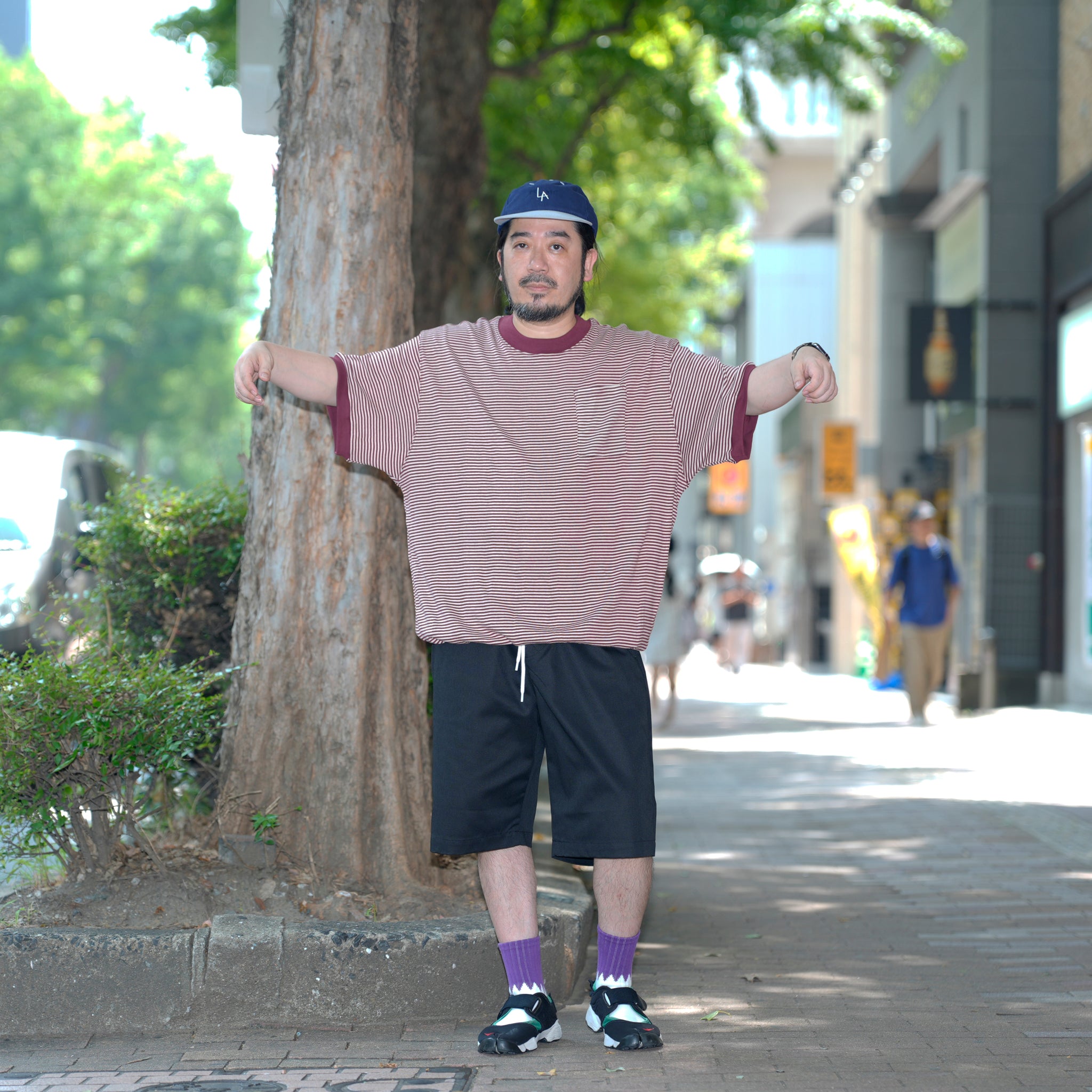 RELAX FIT №127　[ Miller × Relaxfit Panel Rib Border tshirt] | Col_マロンボーダー【RELAX FIT_リラックスフィット】