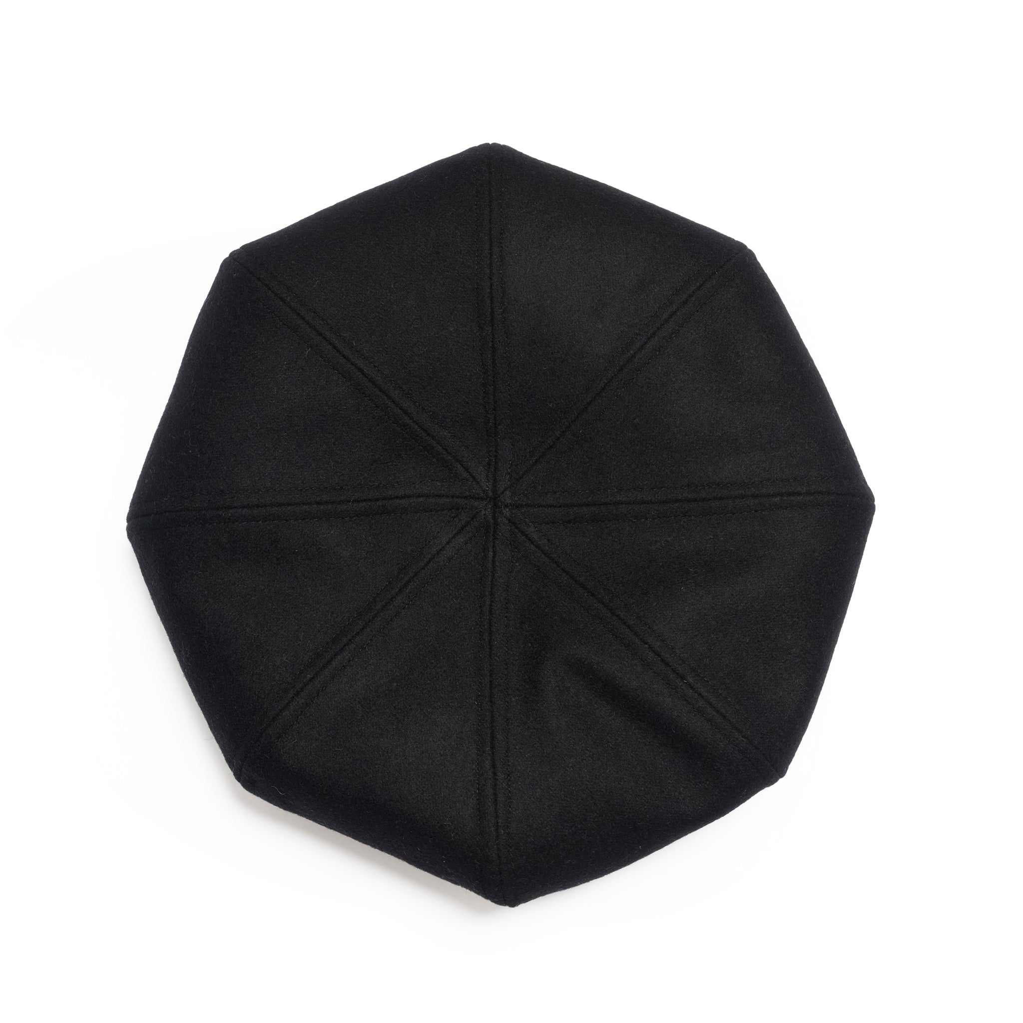 8 PANELS BIG BERET | Color_Black/Herringbone Grey | No_25-3-HT8BB01【ORIGINAL JOHN_オリジナルジョン】