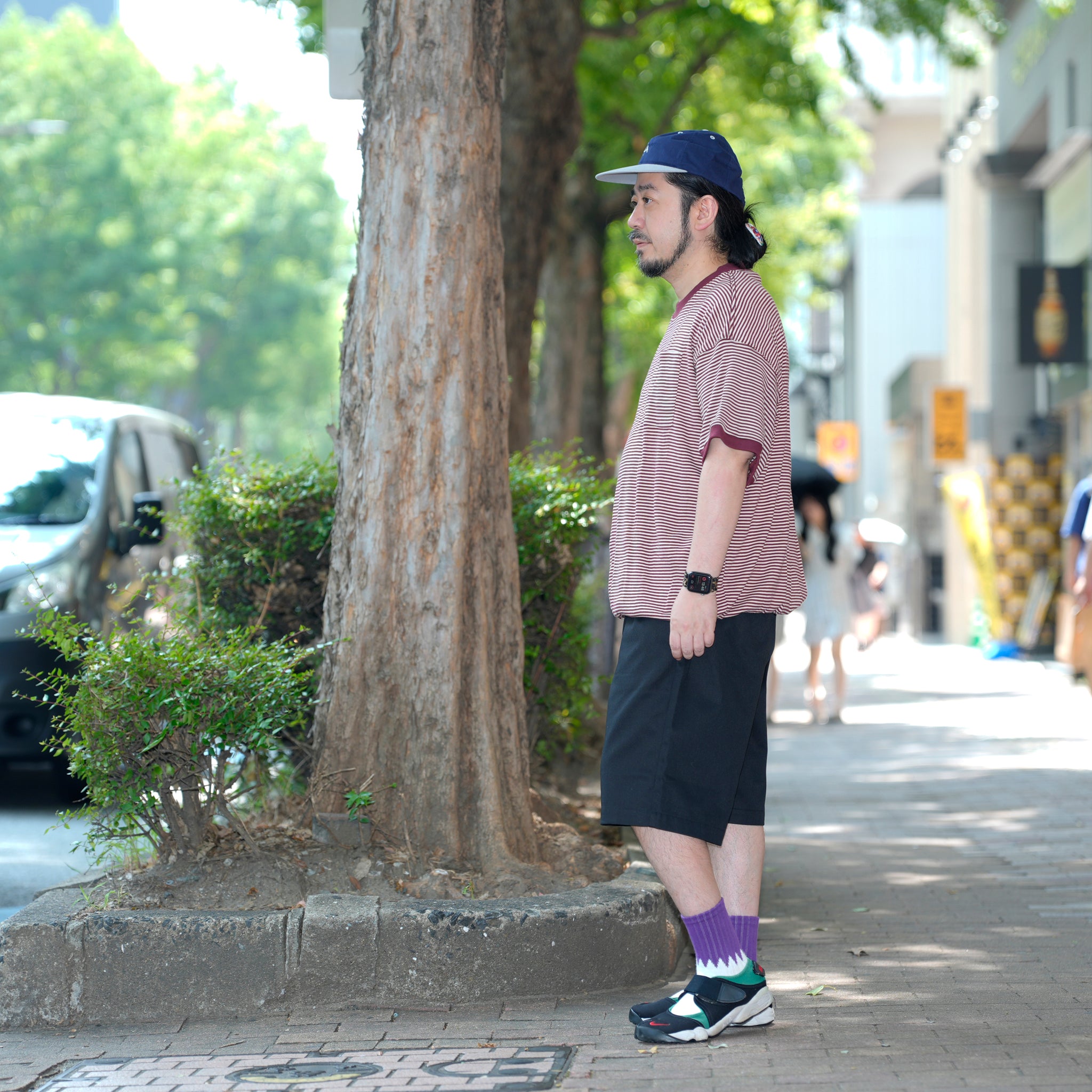 RELAX FIT №127　[ Miller × Relaxfit Panel Rib Border tshirt] | Col_マロンボーダー【RELAX FIT_リラックスフィット】