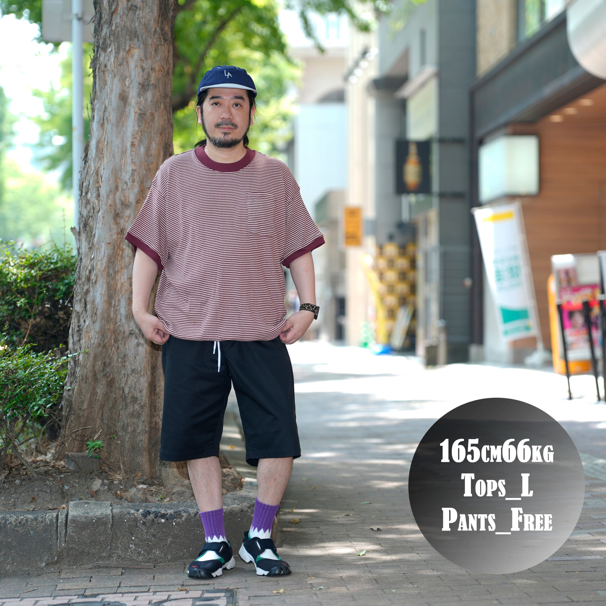 RELAX FIT №127　[ Miller × Relaxfit Panel Rib Border tshirt] | Col_マロンボーダー【RELAX FIT_リラックスフィット】