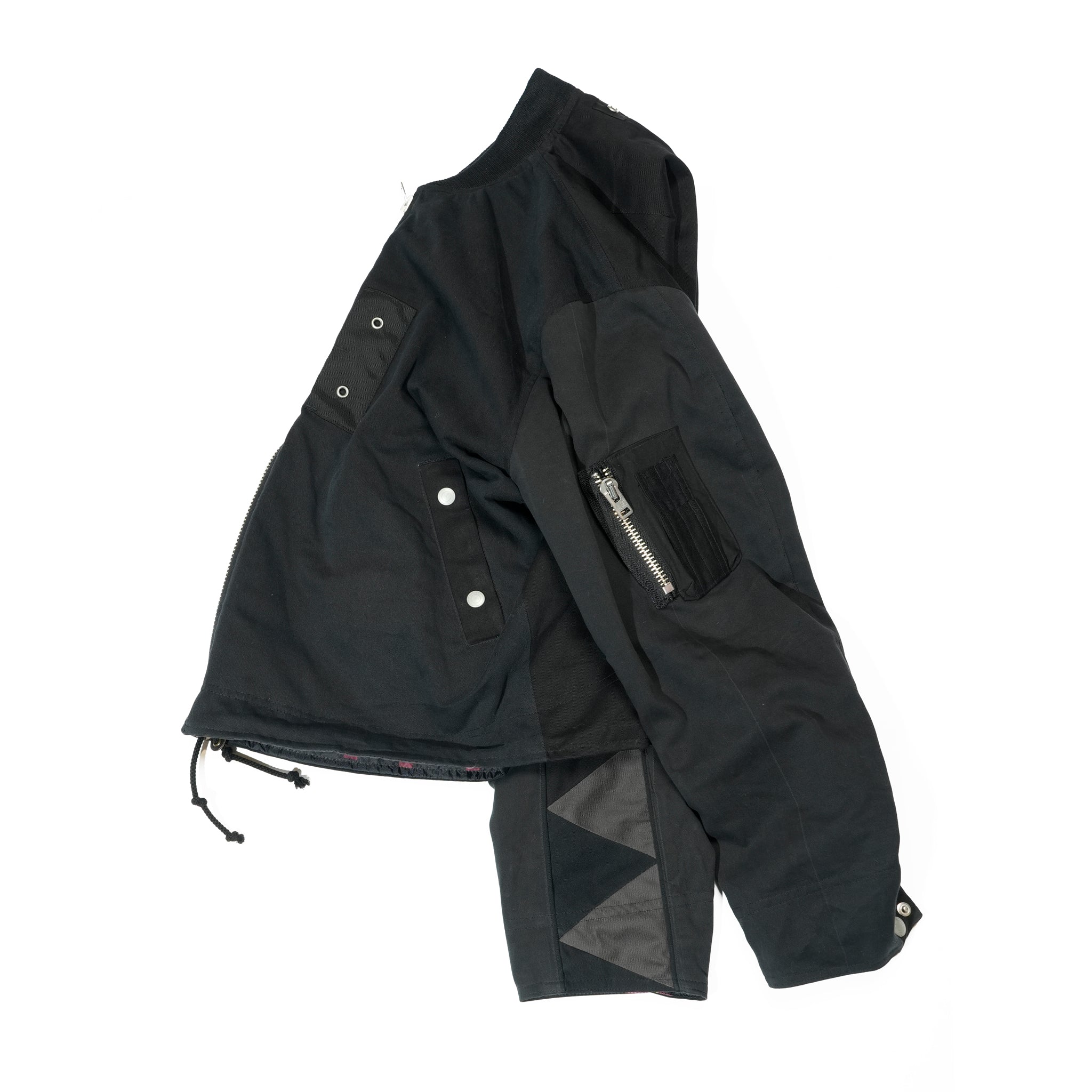 RJ2501001_01-Black | BARBARIAN FLIGHT JACKET | Color:01