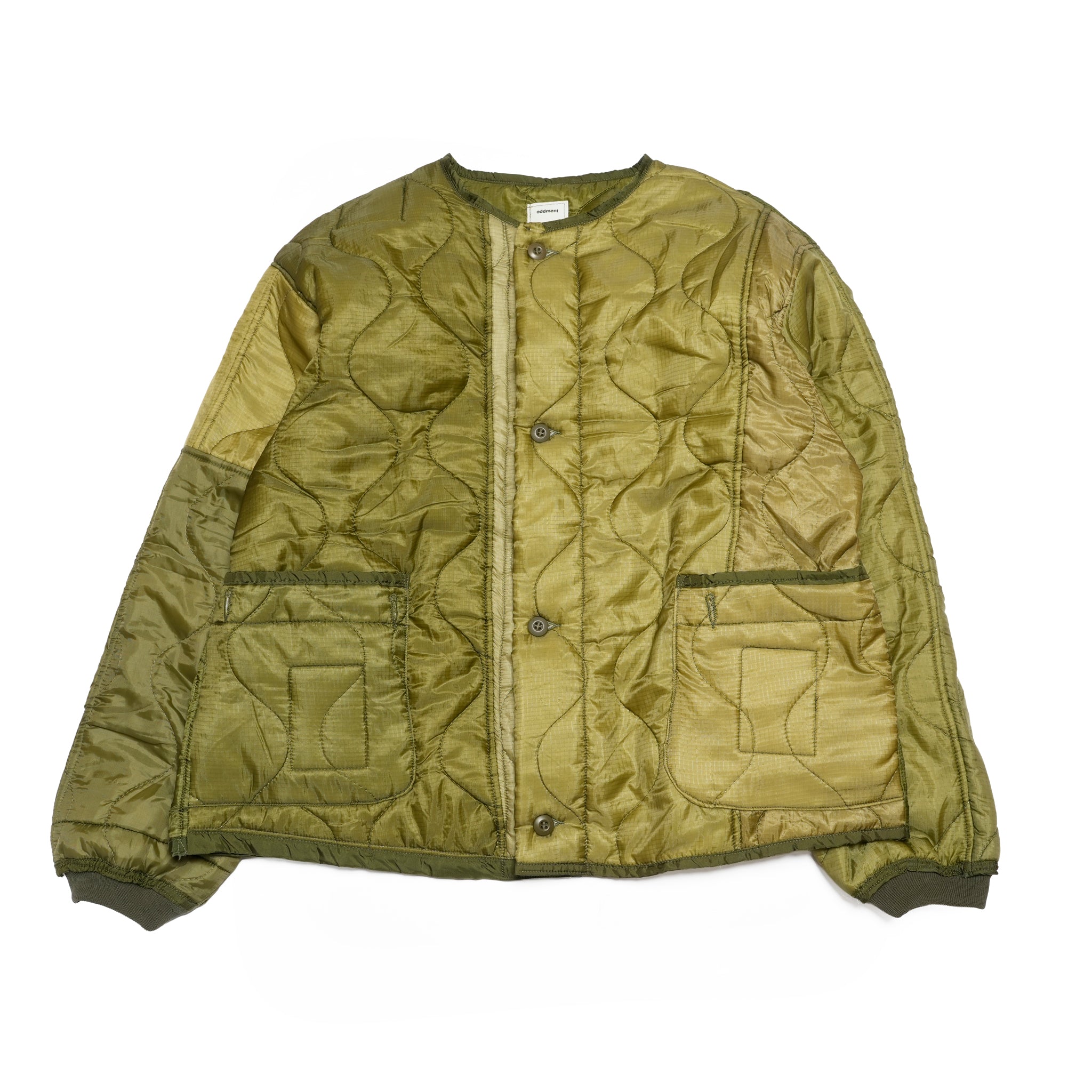 QUILTING SHORT JACKET | Color_Olive | No_odd2025aw-007【ODDMENT_