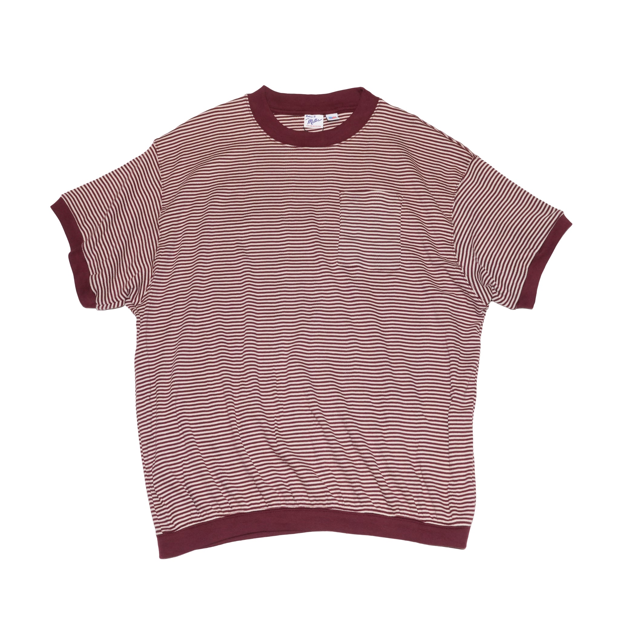 RELAX FIT №127　[ Miller × Relaxfit Panel Rib Border tshirt] | Col_マロンボーダー【RELAX FIT_リラックスフィット】