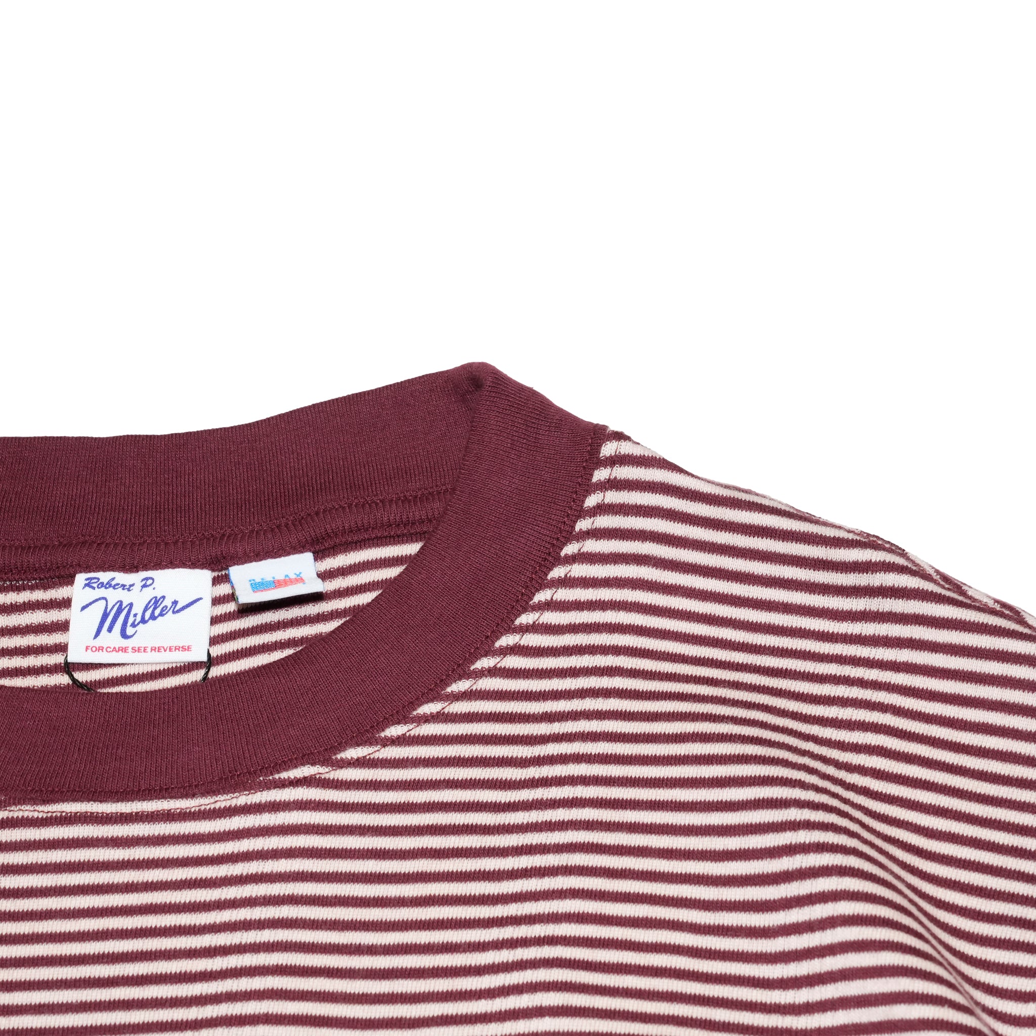 RELAX FIT №127　[ Miller × Relaxfit Panel Rib Border tshirt] | Col_マロンボーダー【RELAX FIT_リラックスフィット】