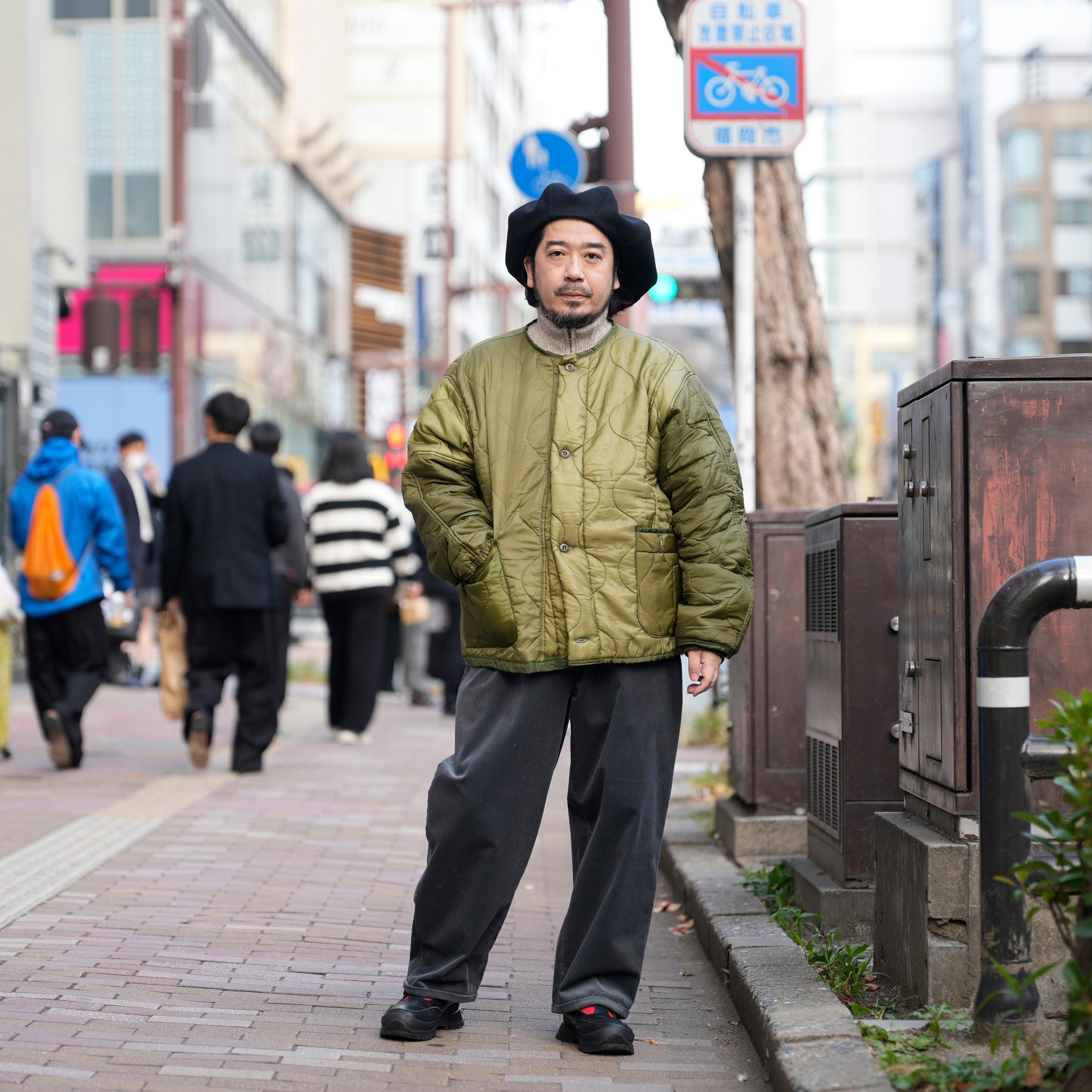 QUILTING SHORT JACKET | Color_Olive | No_odd2025aw-007【ODDMENT_オッドメント】