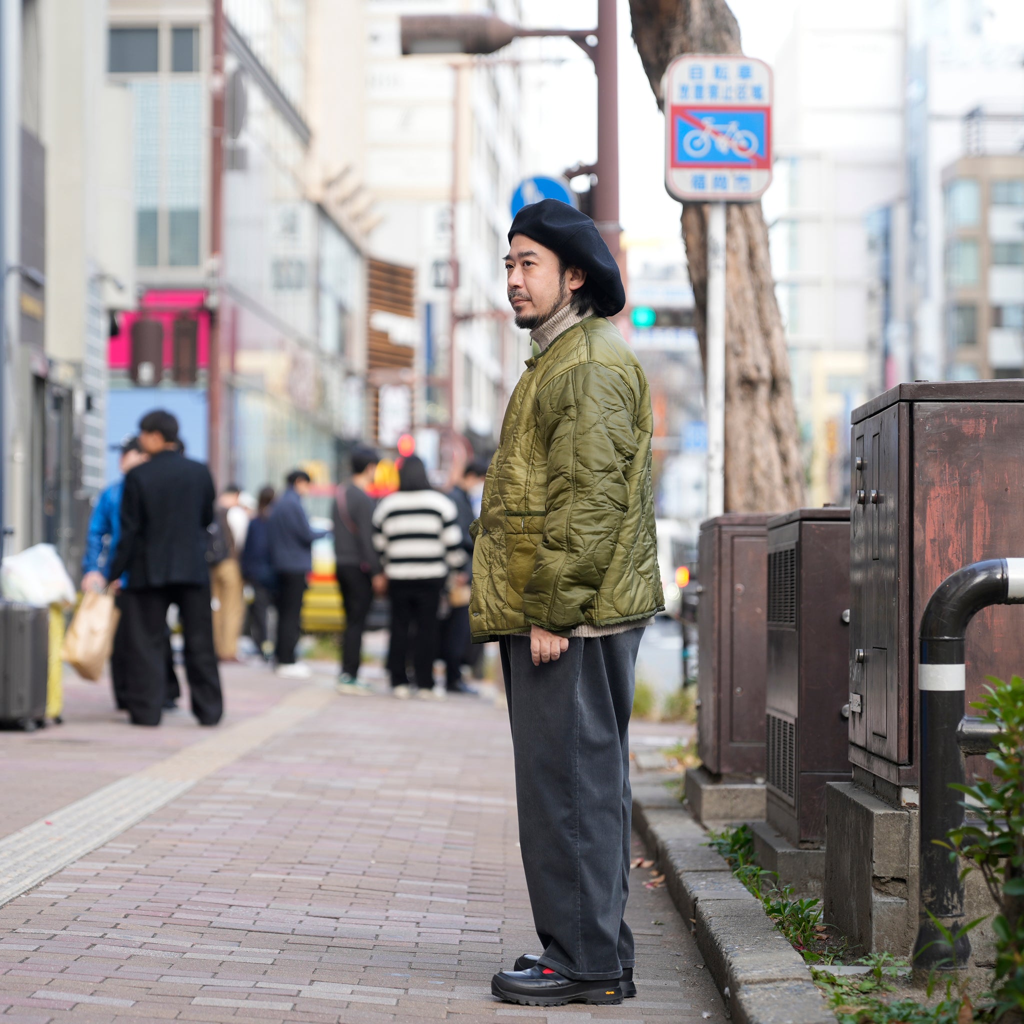 P.H. M.EASY PANTS_Wool_Corduroy | Color_Charcoal | No_PH25FW-special【POWDERHORN MOUNTAINEERING_パウダーホーンマウンテニアリング】