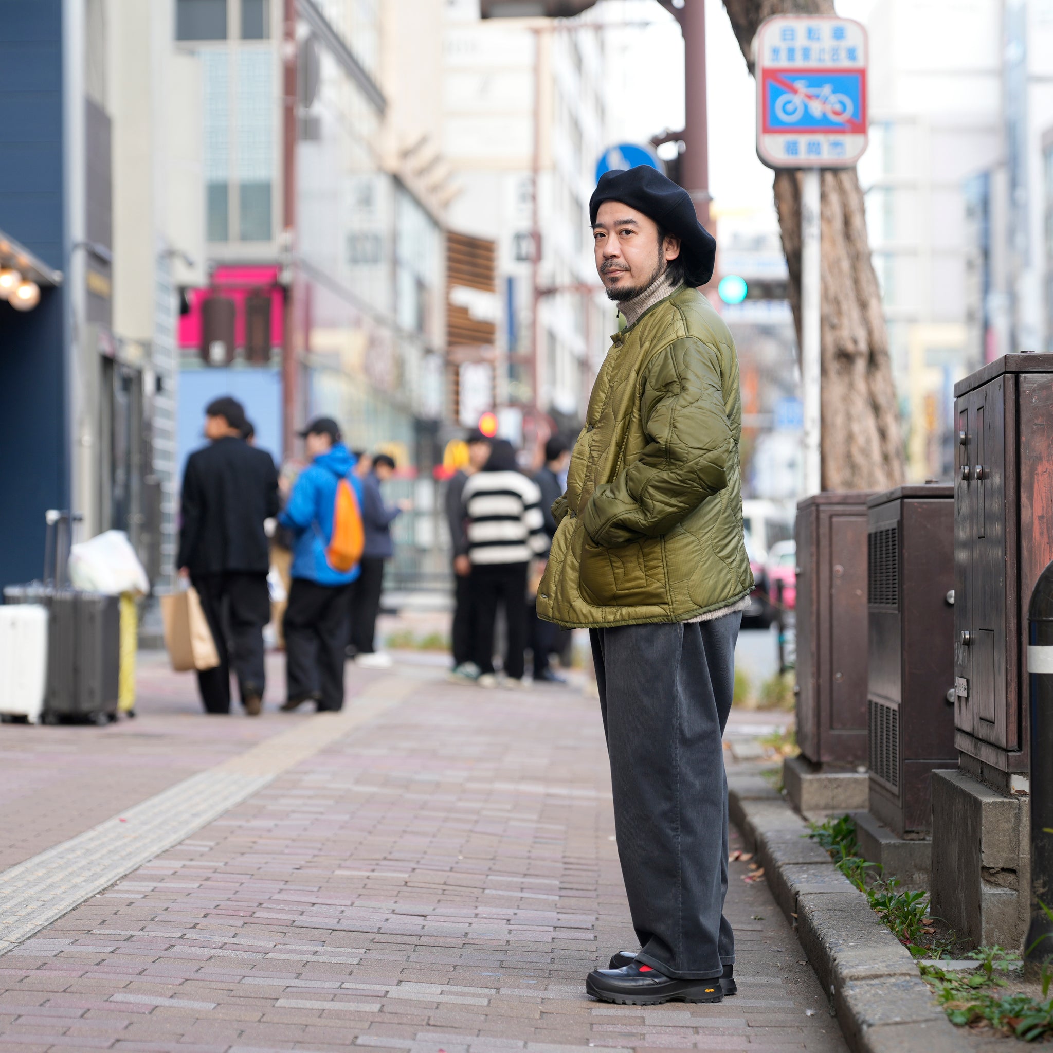 QUILTING SHORT JACKET | Color_Olive | No_odd2025aw-007【ODDMENT_オッドメント】