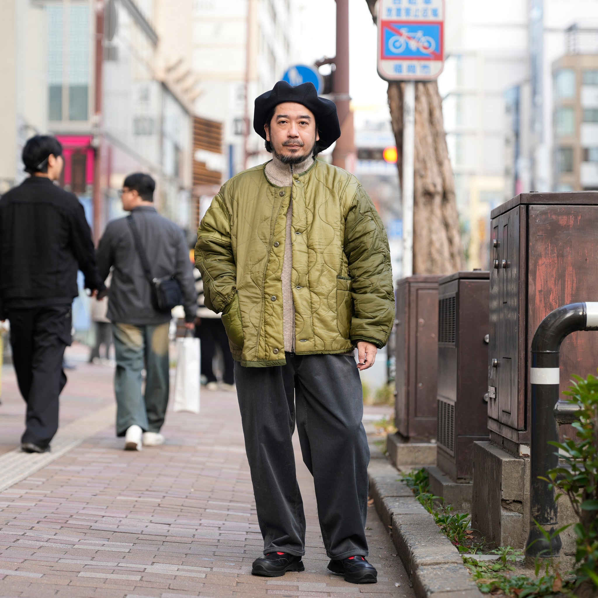 QUILTING SHORT JACKET | Color_Olive | No_odd2025aw-007【ODDMENT_