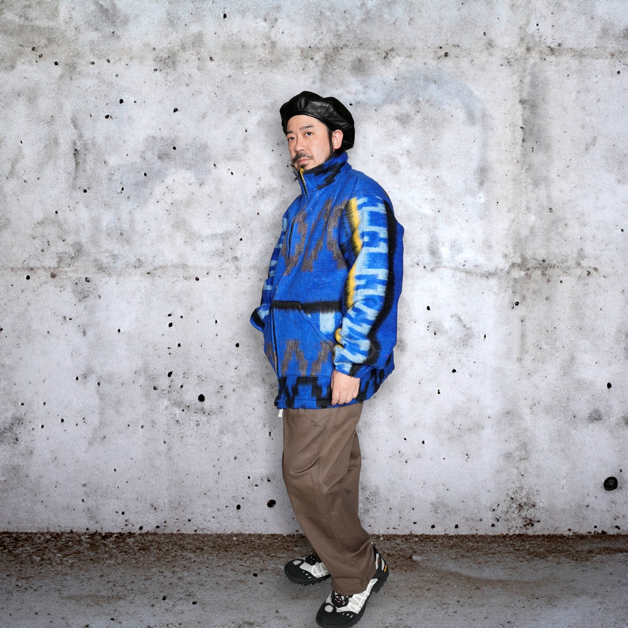 Brushed Indian Design Full Zip Jacket | Color:Assort_K | Size_XL【MOLINA_モリーナ】