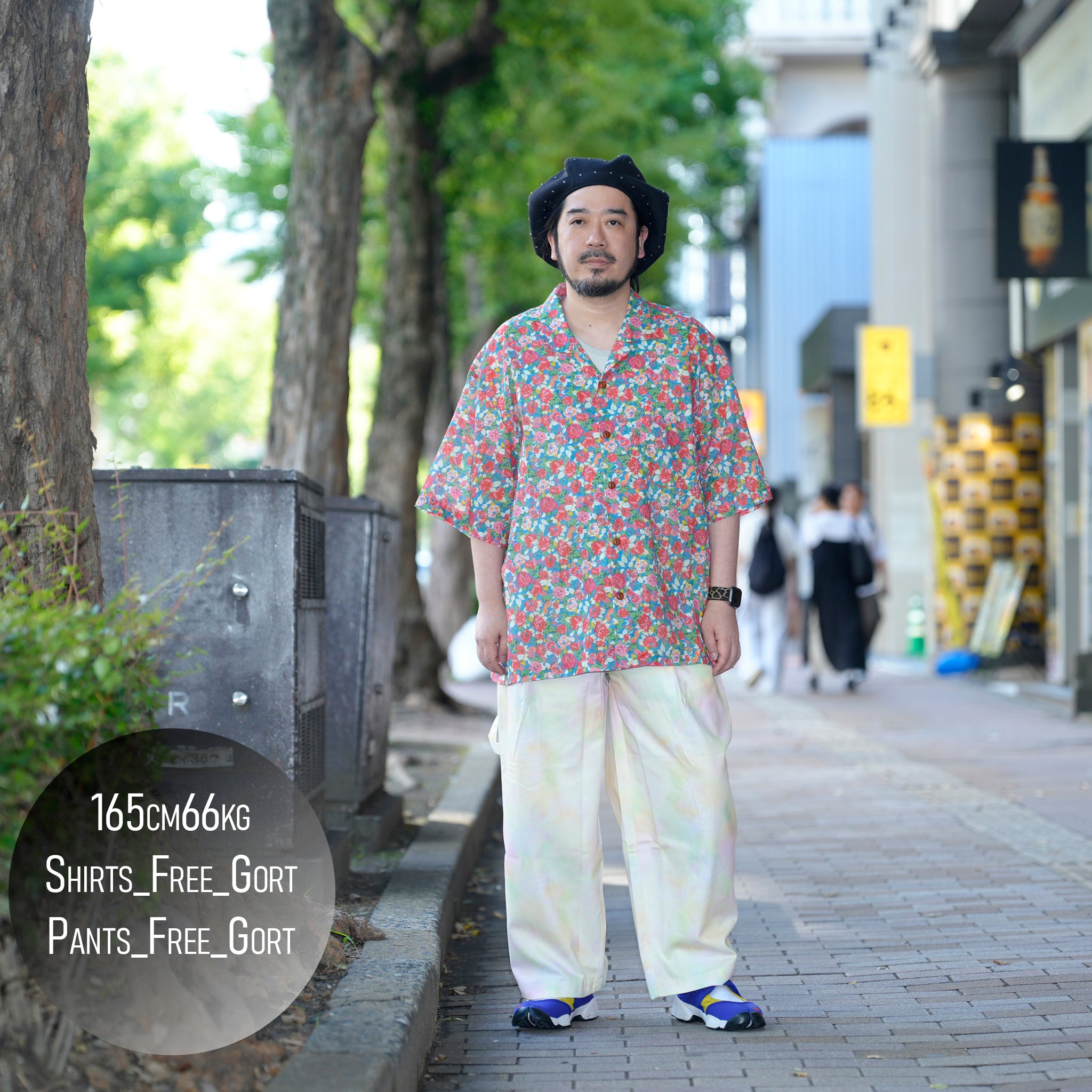 G72203_MT | 80S COTTON FLOWER HAWAIIAN SHIRTS-MT | Color:Multi【GORT_ゴート】