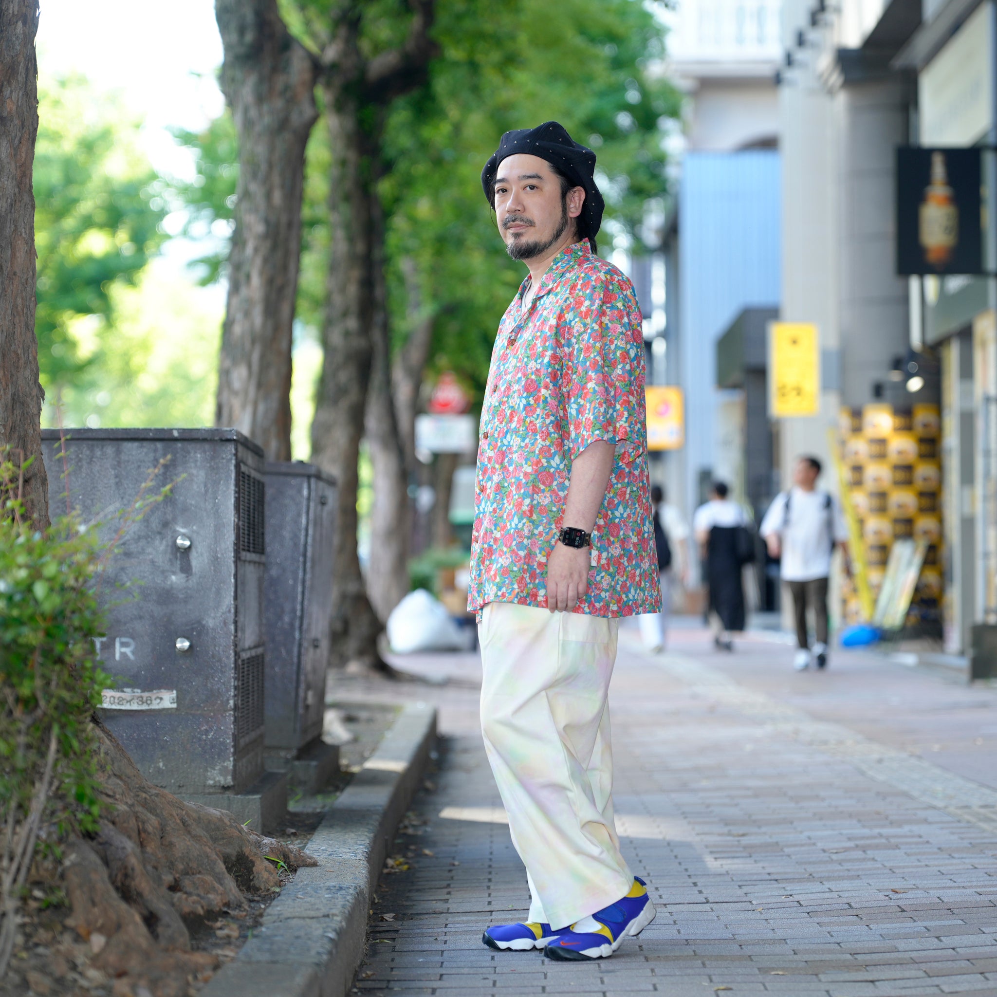 G72203_MT | 80S COTTON FLOWER HAWAIIAN SHIRTS-MT | Color:Multi【GORT_ゴート】