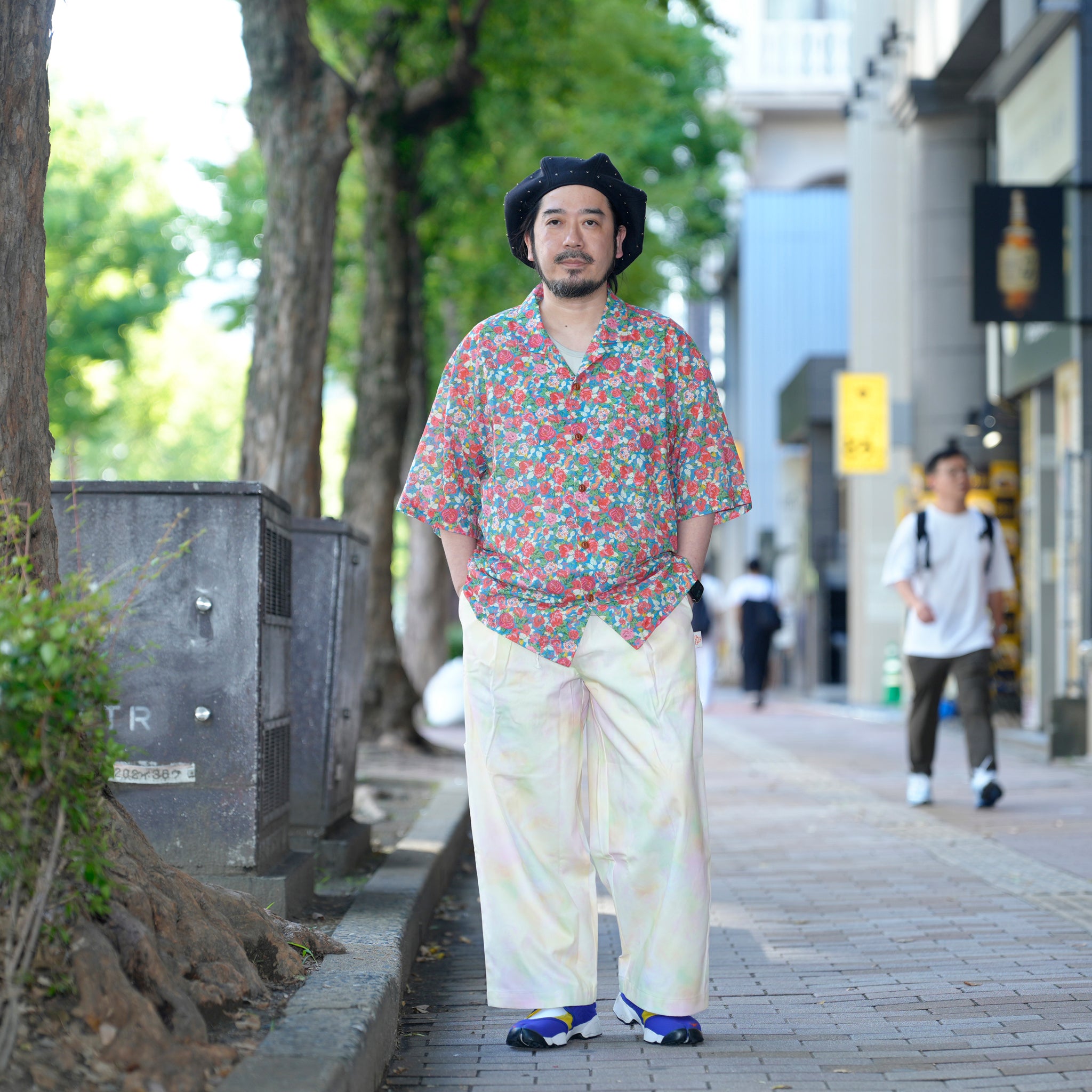 G72203_MT | 80S COTTON FLOWER HAWAIIAN SHIRTS-MT | Color:Multi【GORT_ゴート】