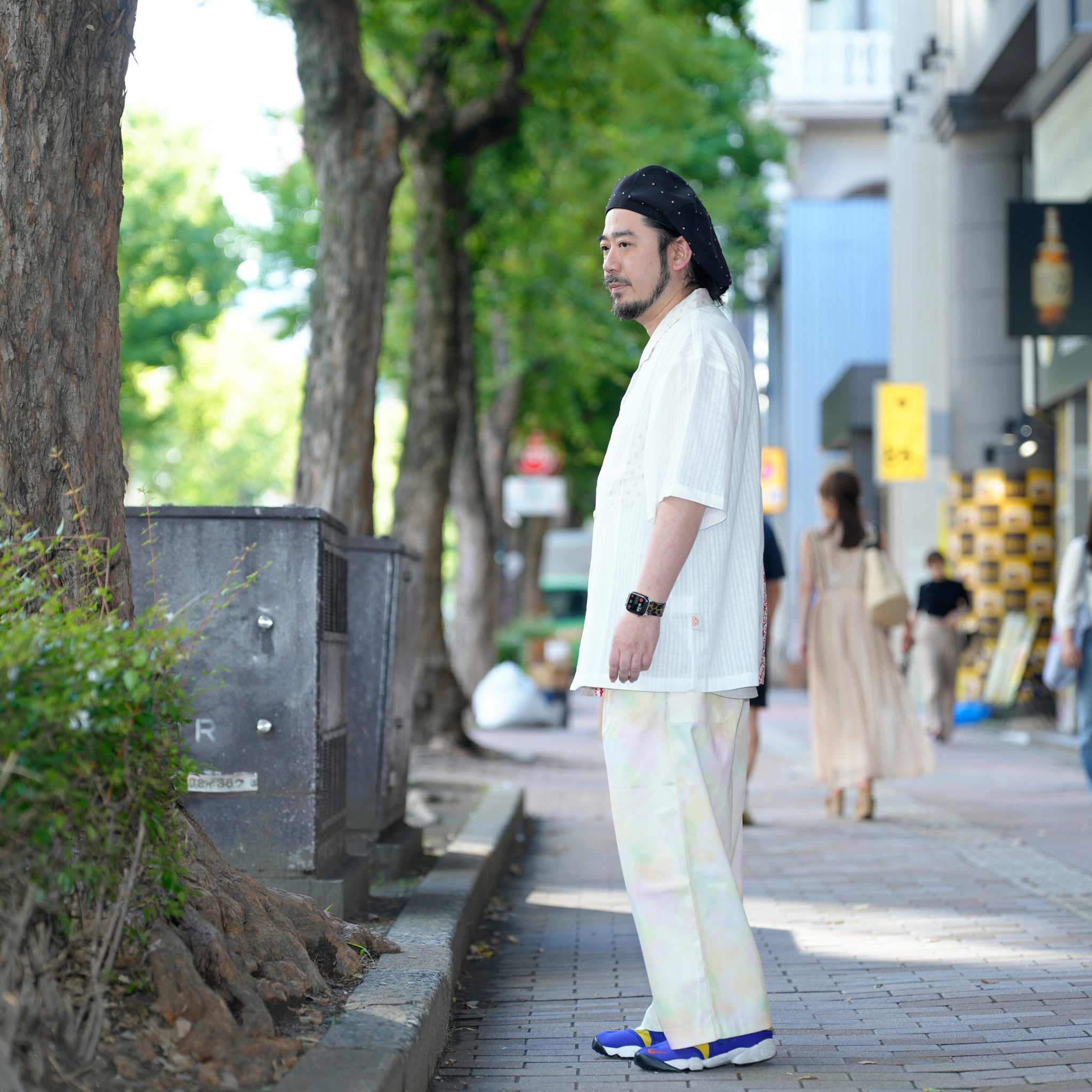 G72202_RD.WH | PATCHWORK HAWAIIAN SHIRT-RD.WH | Color:Red_White【GORT_ゴート】
