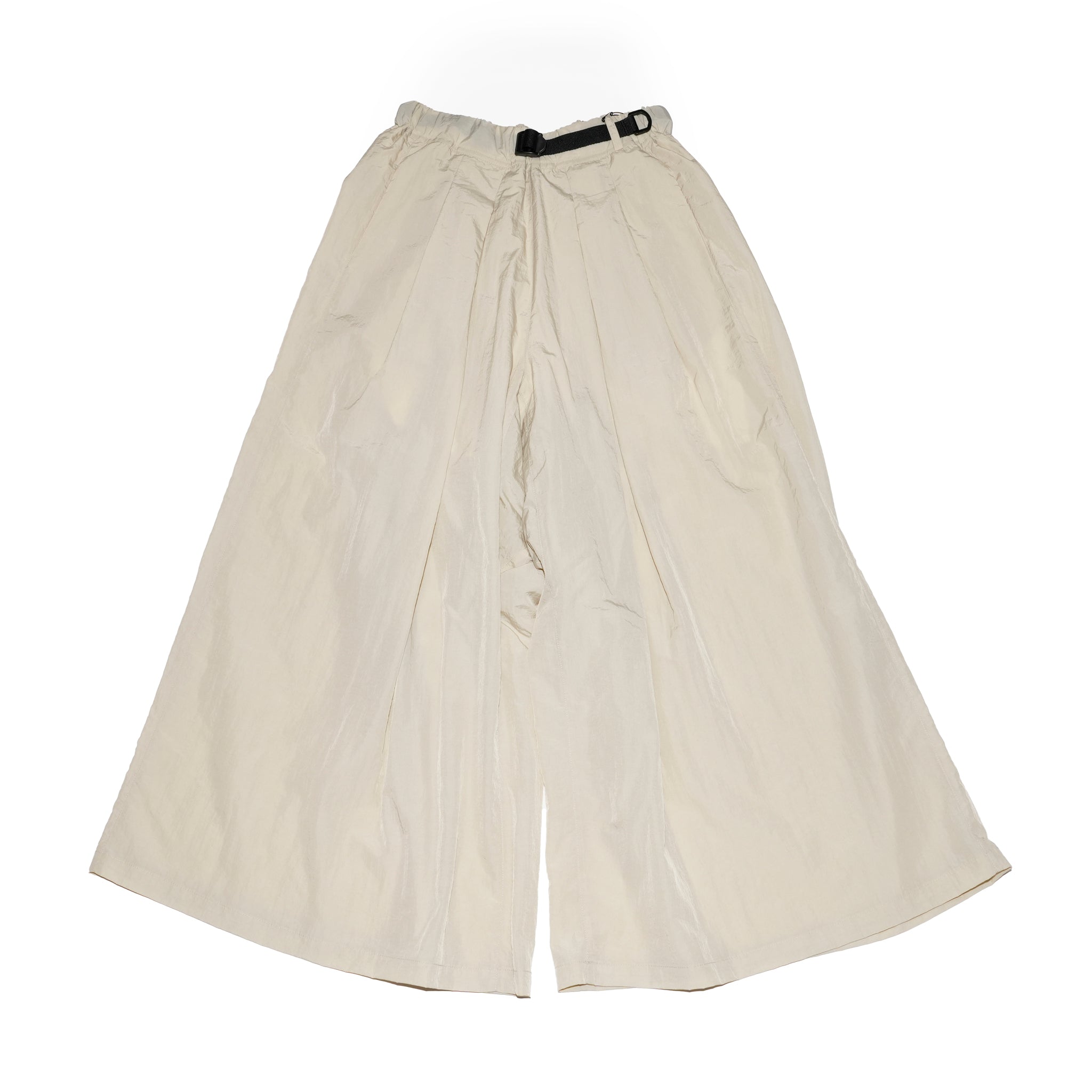 G72303_BG | NYLON WIDE LEG PANTS-BG | Color:Beige【GORT_ゴート】
