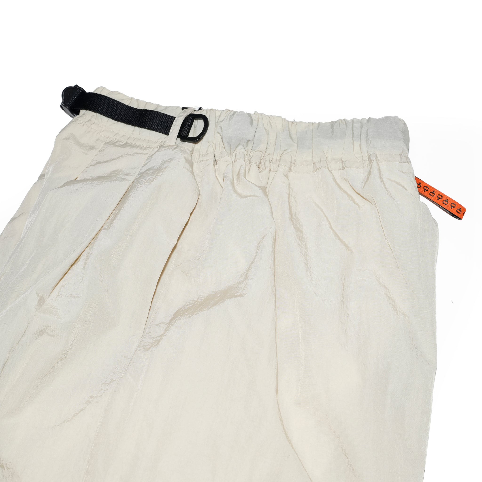 G72303_BG | NYLON WIDE LEG PANTS-BG | Color:Beige【GORT_ゴート】
