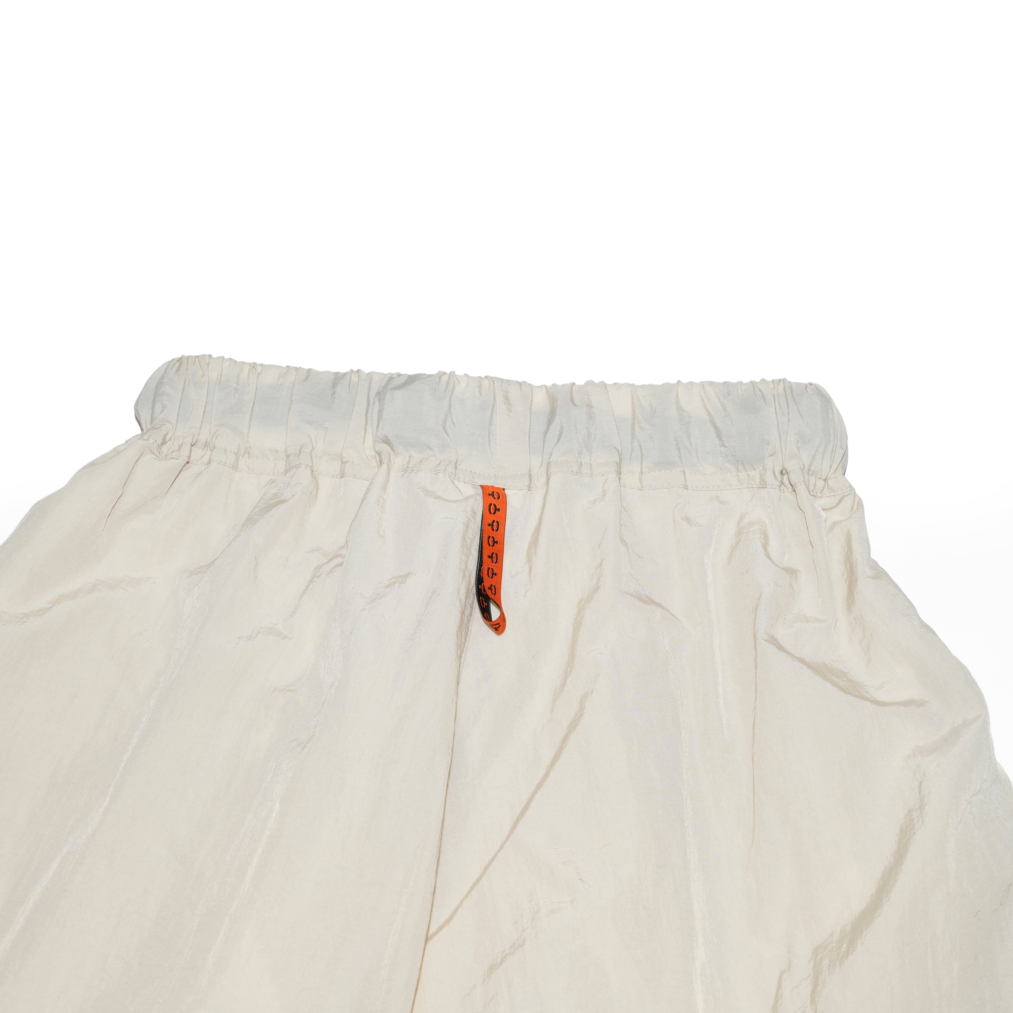 G72303_BG | NYLON WIDE LEG PANTS-BG | Color:Beige【GORT_ゴート】