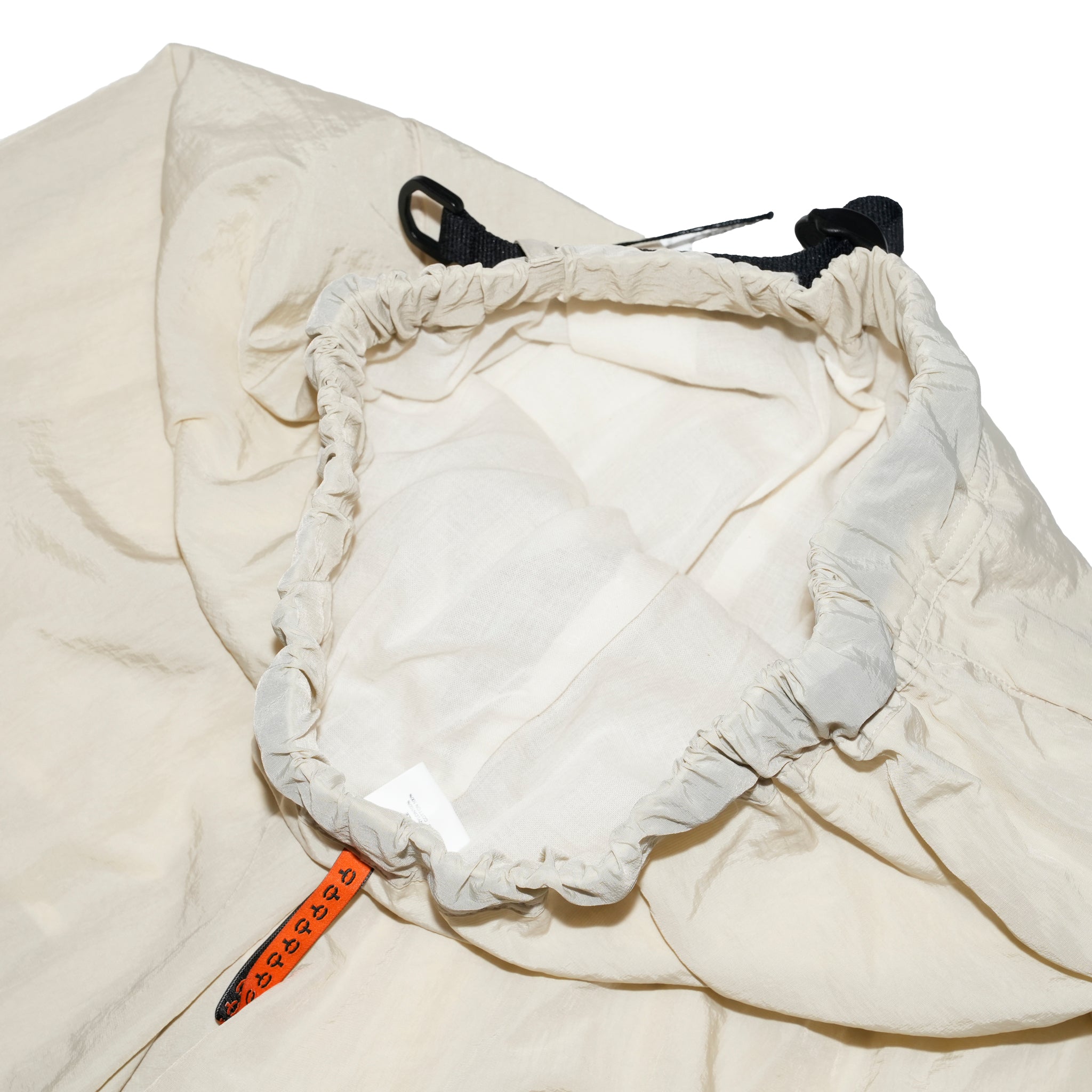 G72303_BG | NYLON WIDE LEG PANTS-BG | Color:Beige【GORT_ゴート】