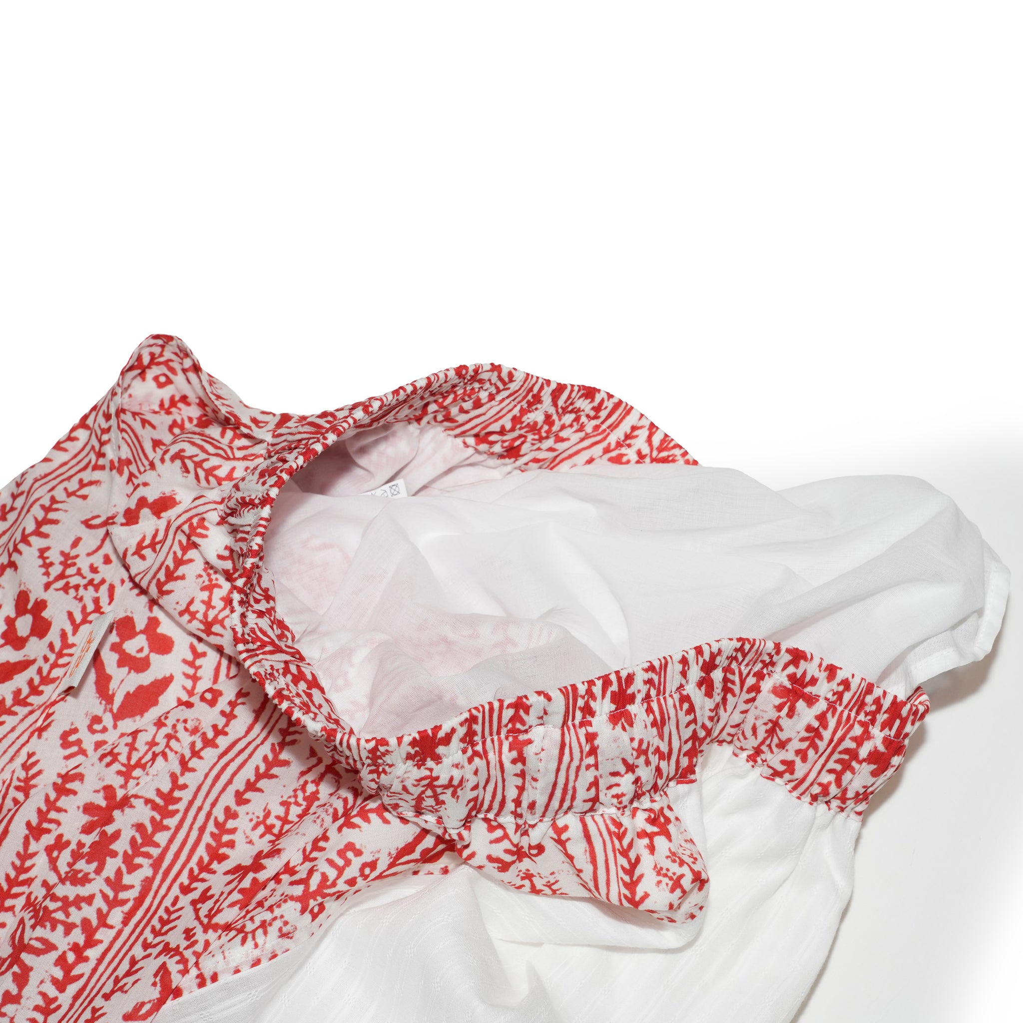 G72302_RD.WH | PATCHWORK SKIRT-RD.WH | Color:Red_White【GORT_ゴート】