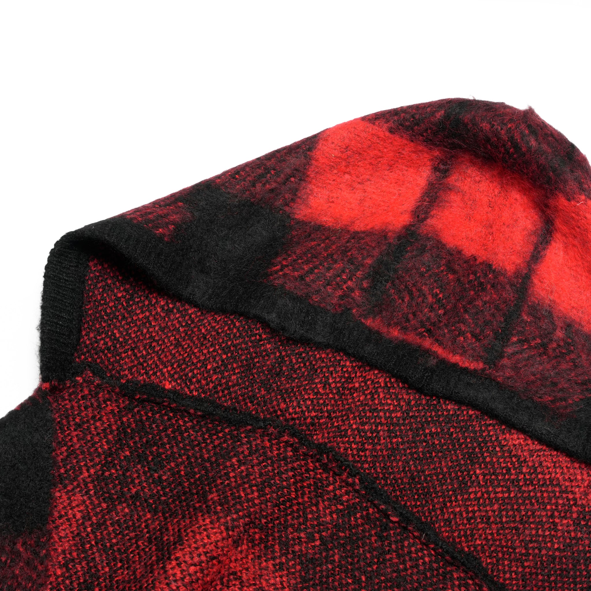 Moist Hoodie Poncho / Red | AMBERGLEAM
