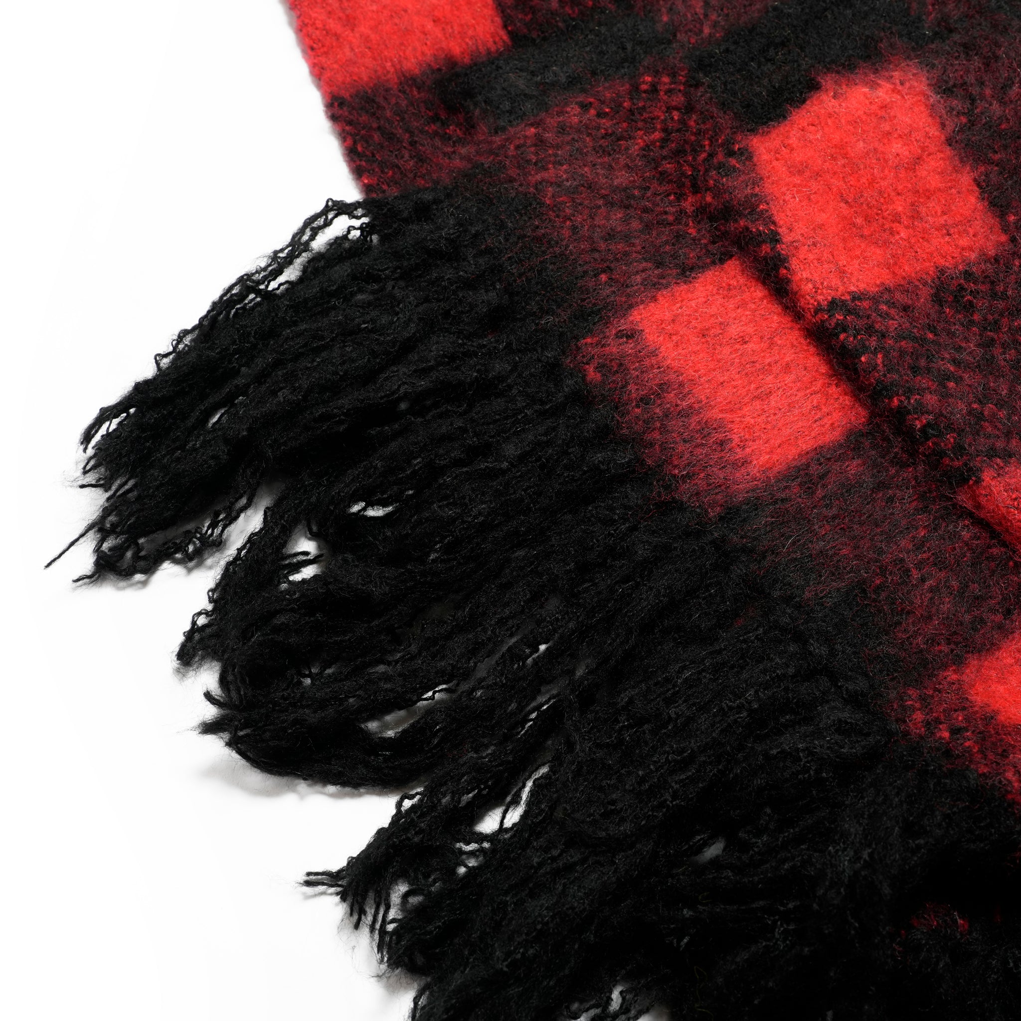 Moist Hoodie Poncho / Red | AMBERGLEAM