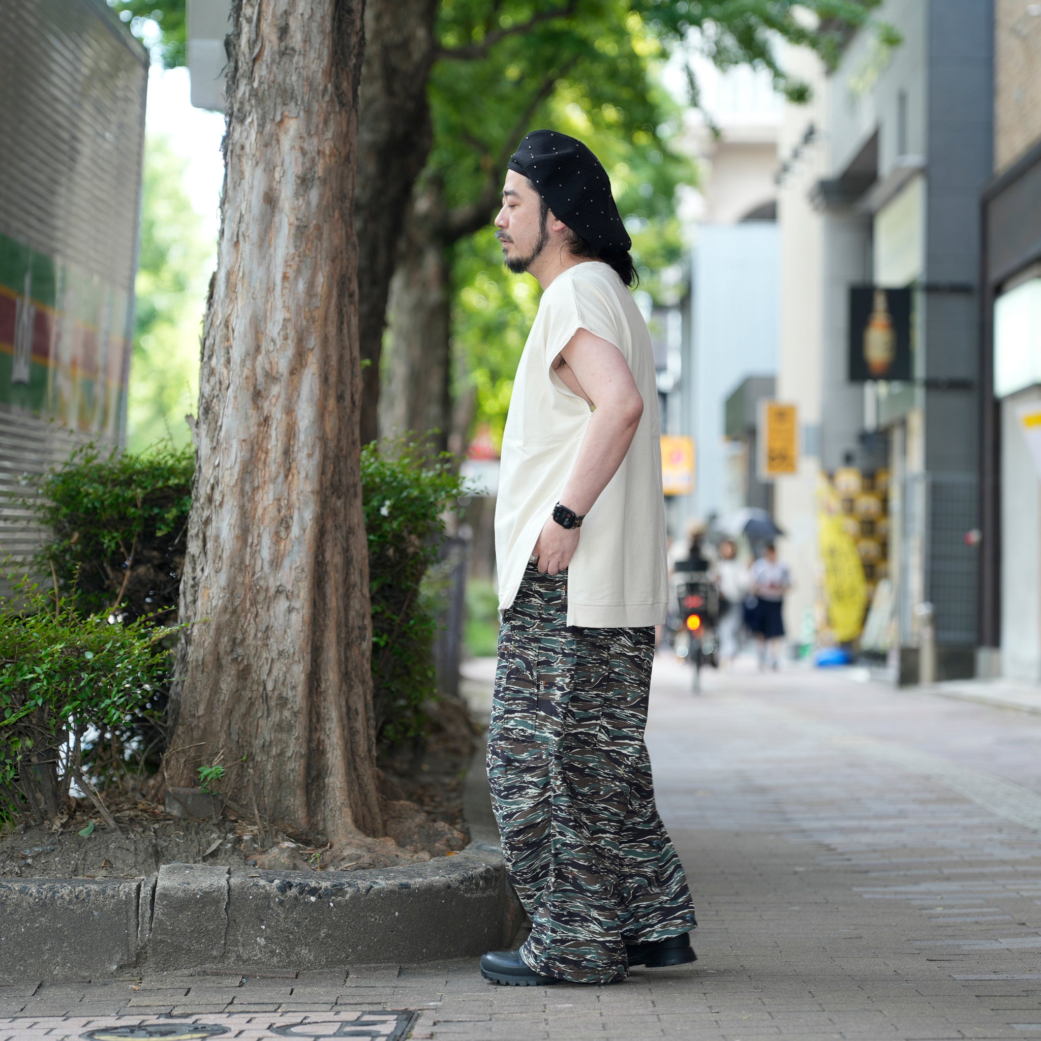 Nicky | N0 sleeve tee | Color_4 colors | No_cz-imst-320【IMPRESTORE_インプレストア】