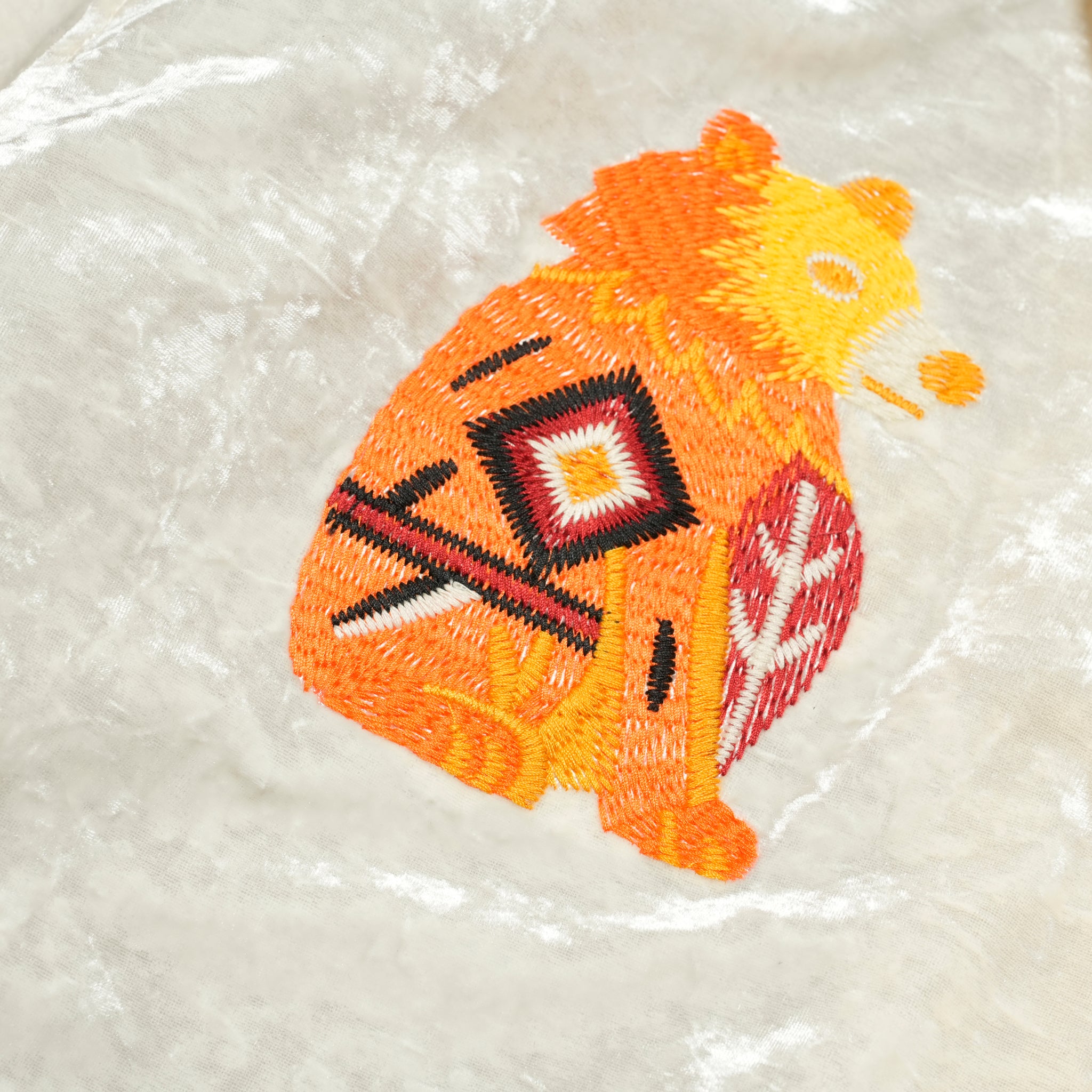 Fabric Embroidered Jumper / White Musk【AMBERGLEAM_アンバーグリーム】1345151214