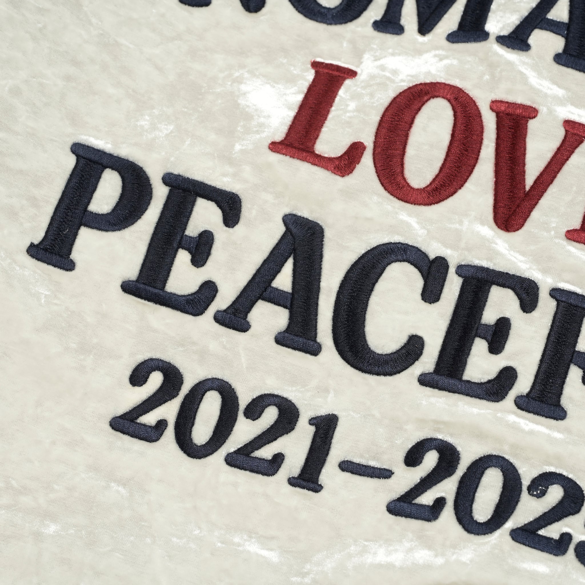 Fabric Embroidered Jumper / White Musk【AMBERGLEAM_アンバーグリーム】1345151214