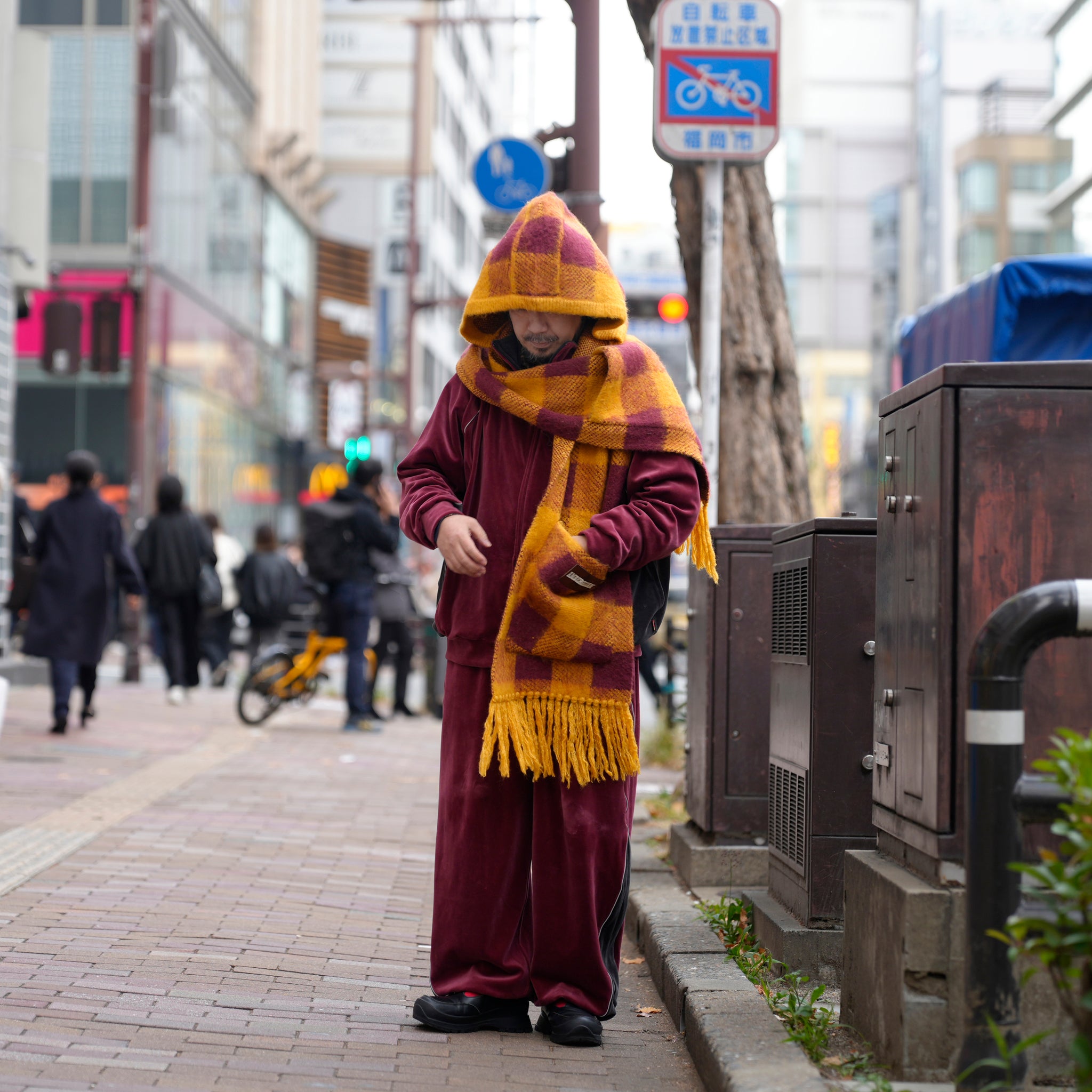 Moist Hoodie Poncho/Honey【AMBERGLEAM_アンバーグリーム】1399151213