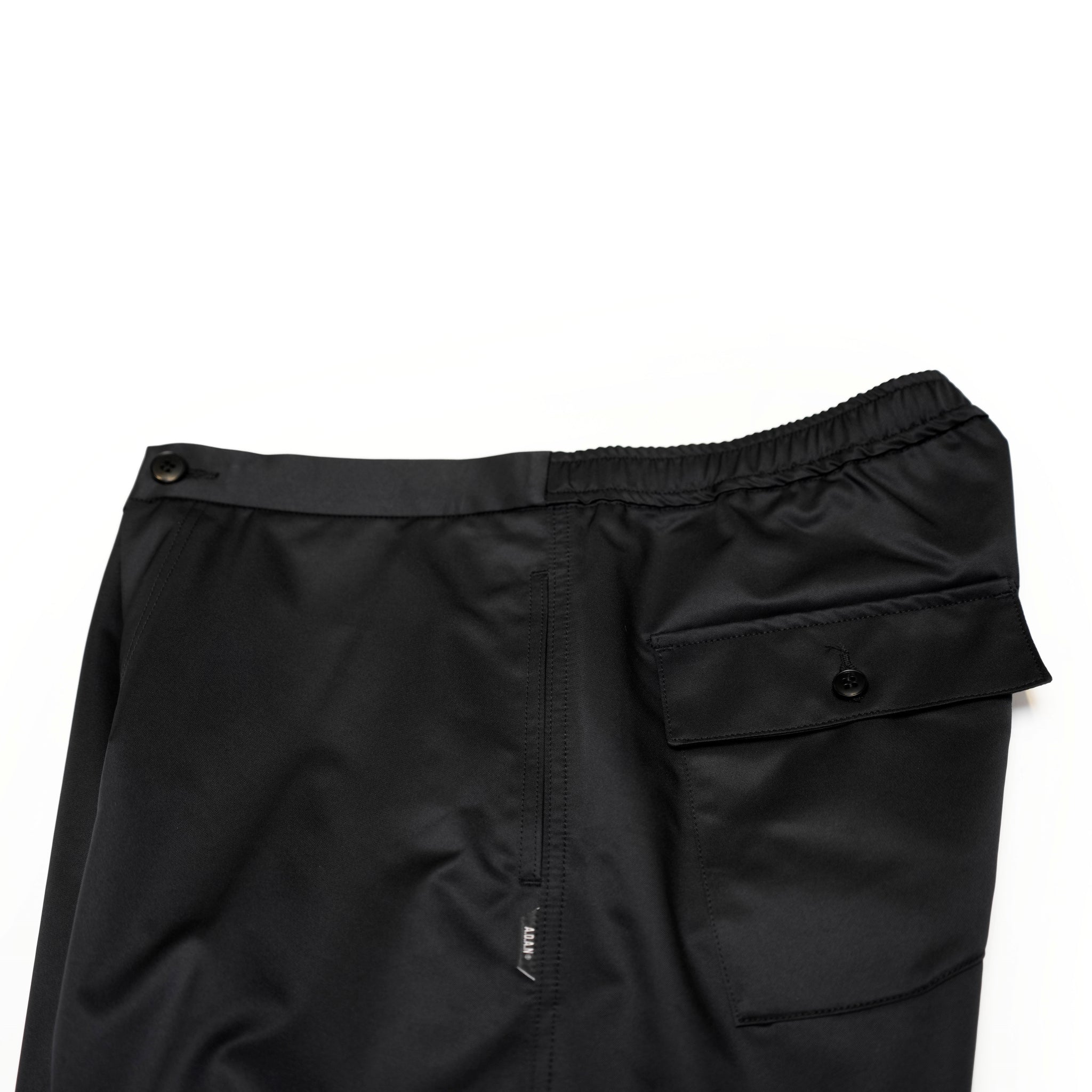 AD00258_BLACK | UNDER ZIP PANTS | Color:Black【ADAN_エーディーエーエヌ】