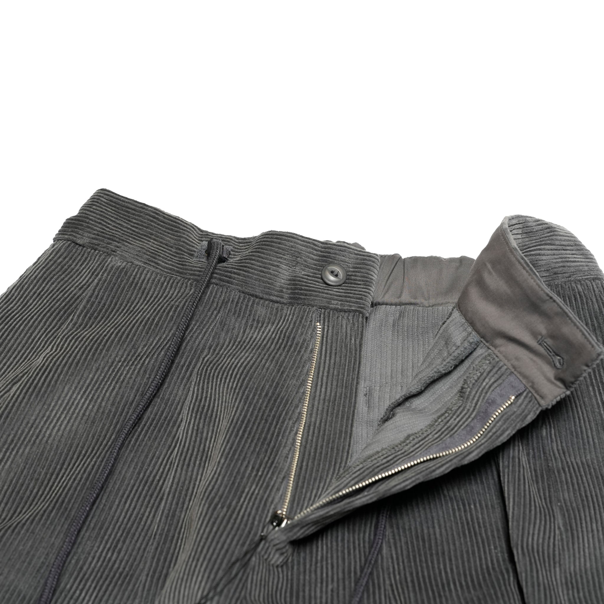 G64302_GR | CORDUROY BALLOON PANTS-GR | Color:Gray【GORT_ゴート】【archive】