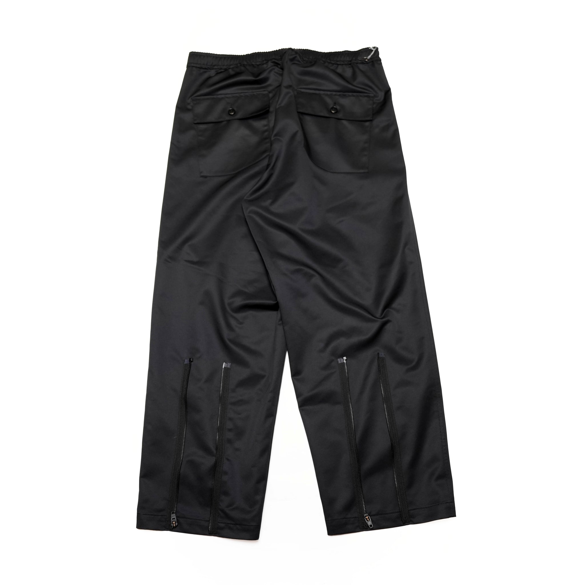 AD00258_BLACK | UNDER ZIP PANTS | Color:Black【ADAN_エーディーエーエヌ】