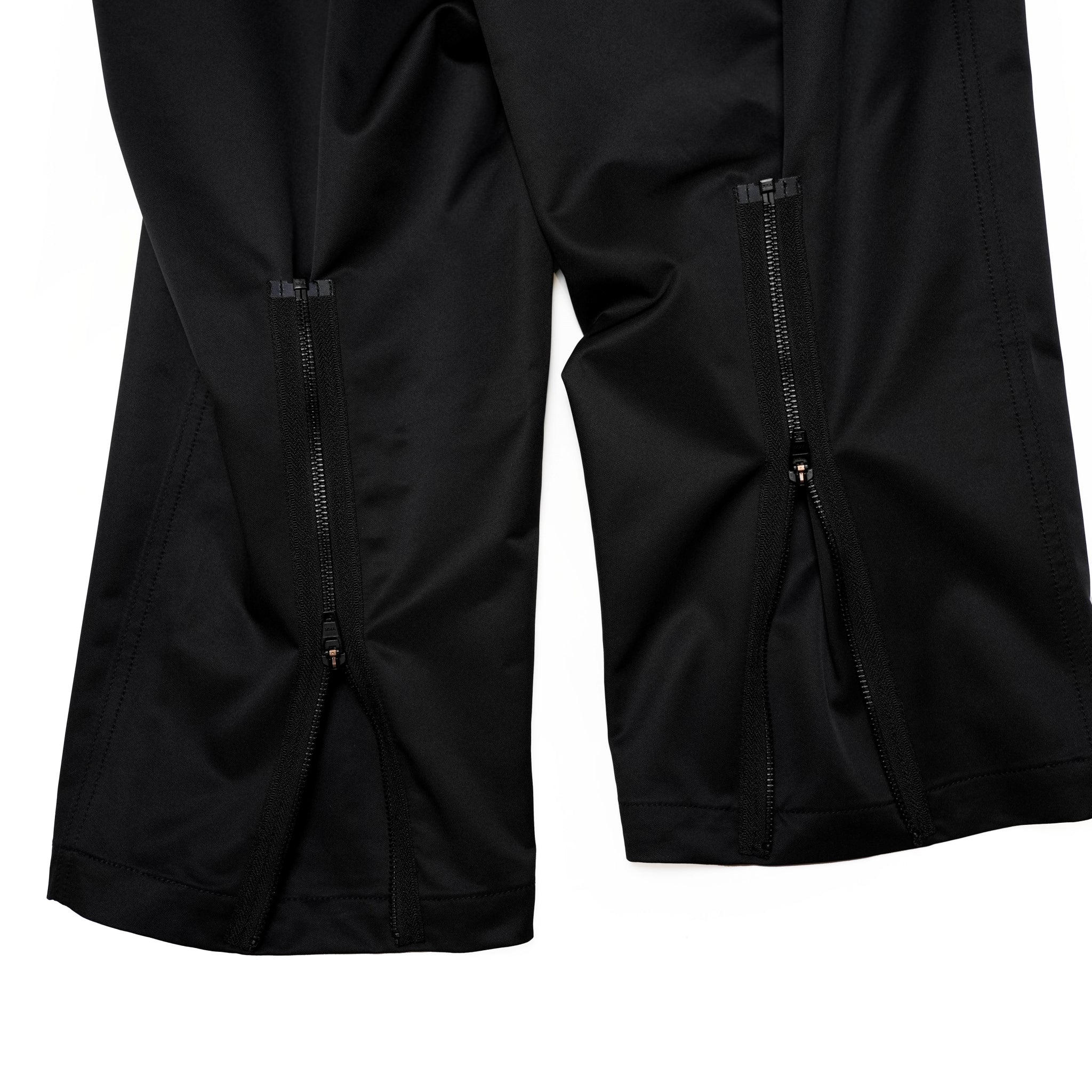 AD00258_BLACK | UNDER ZIP PANTS | Color:Black【ADAN_エーディーエーエヌ】