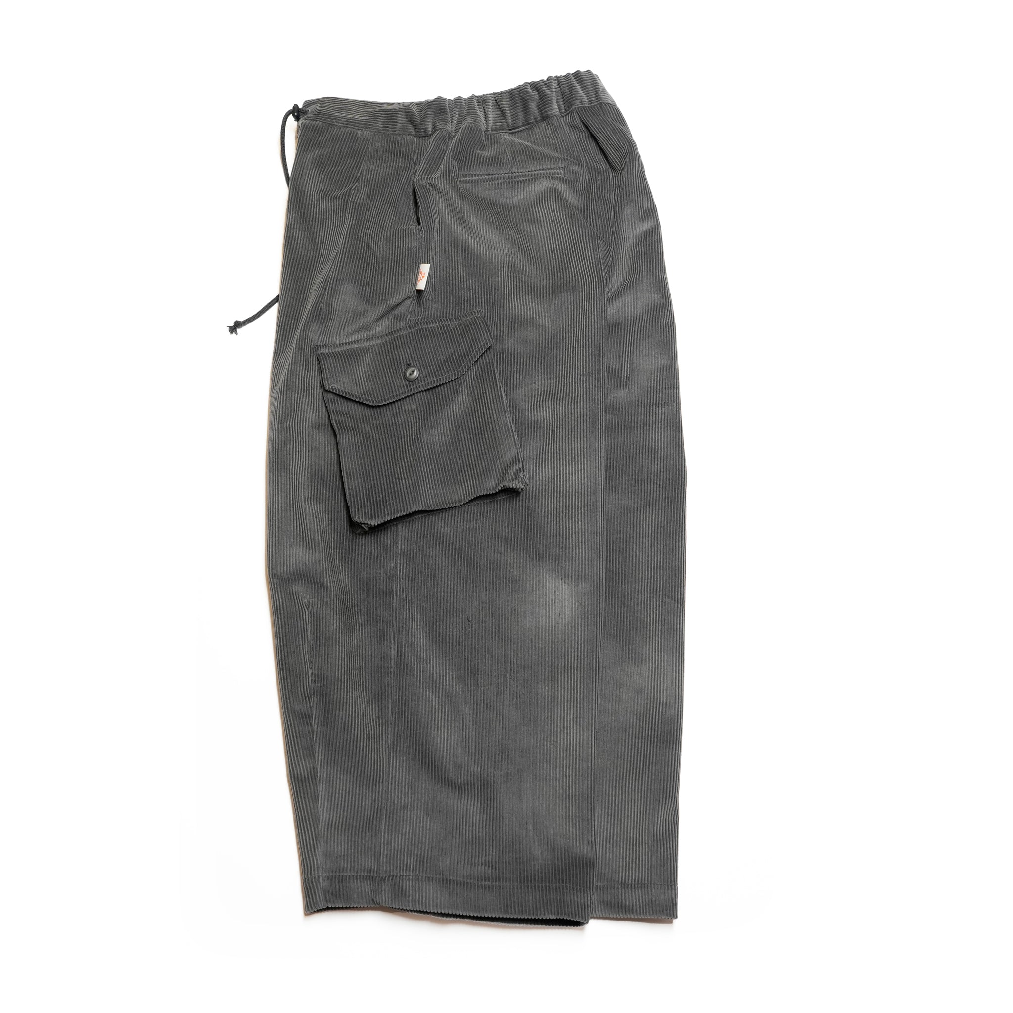 G64302_GR | CORDUROY BALLOON PANTS-GR | Color:Gray【GORT_ゴート】【archive】