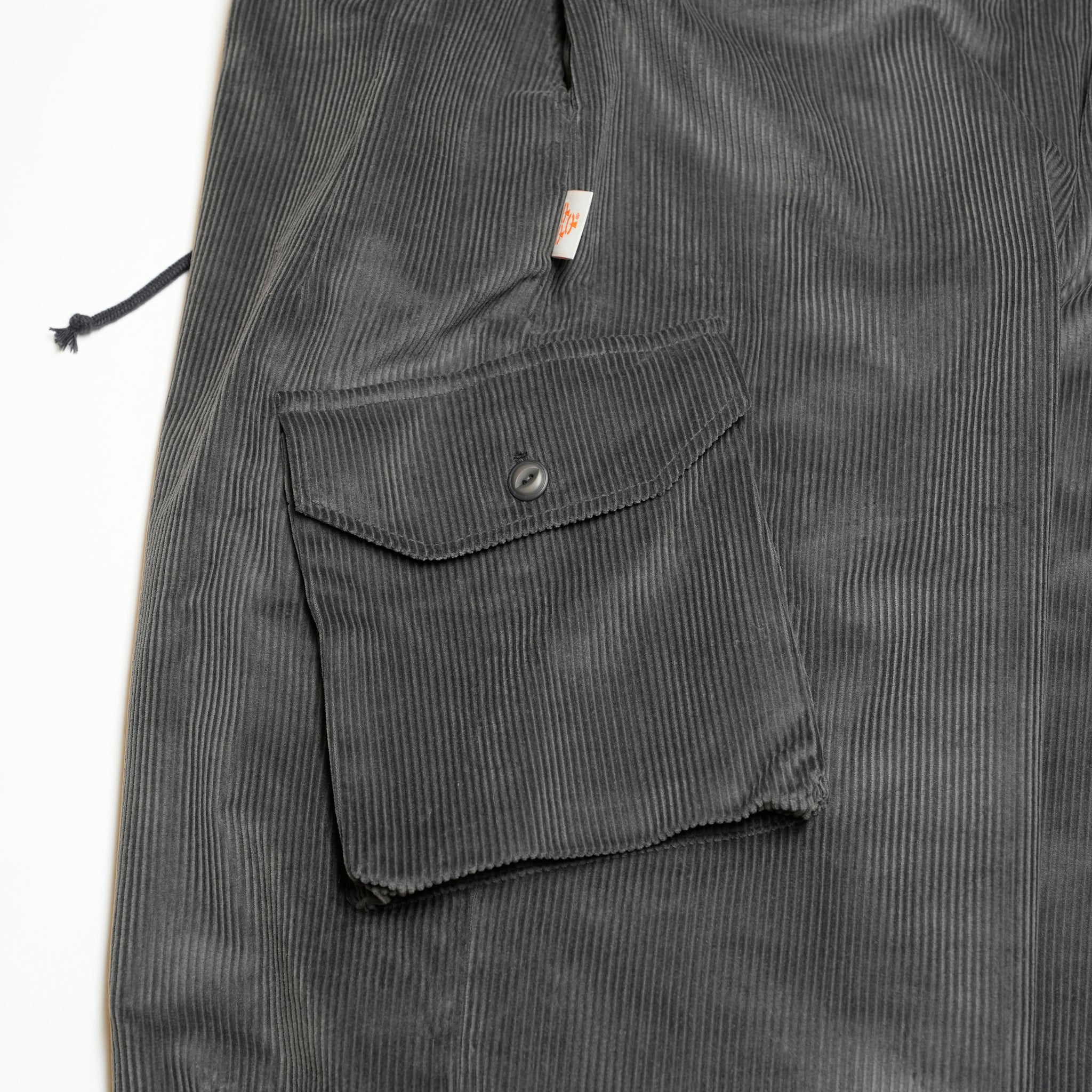 G64302_GR | CORDUROY BALLOON PANTS-GR | Color:Gray【GORT_ゴート】【archive】