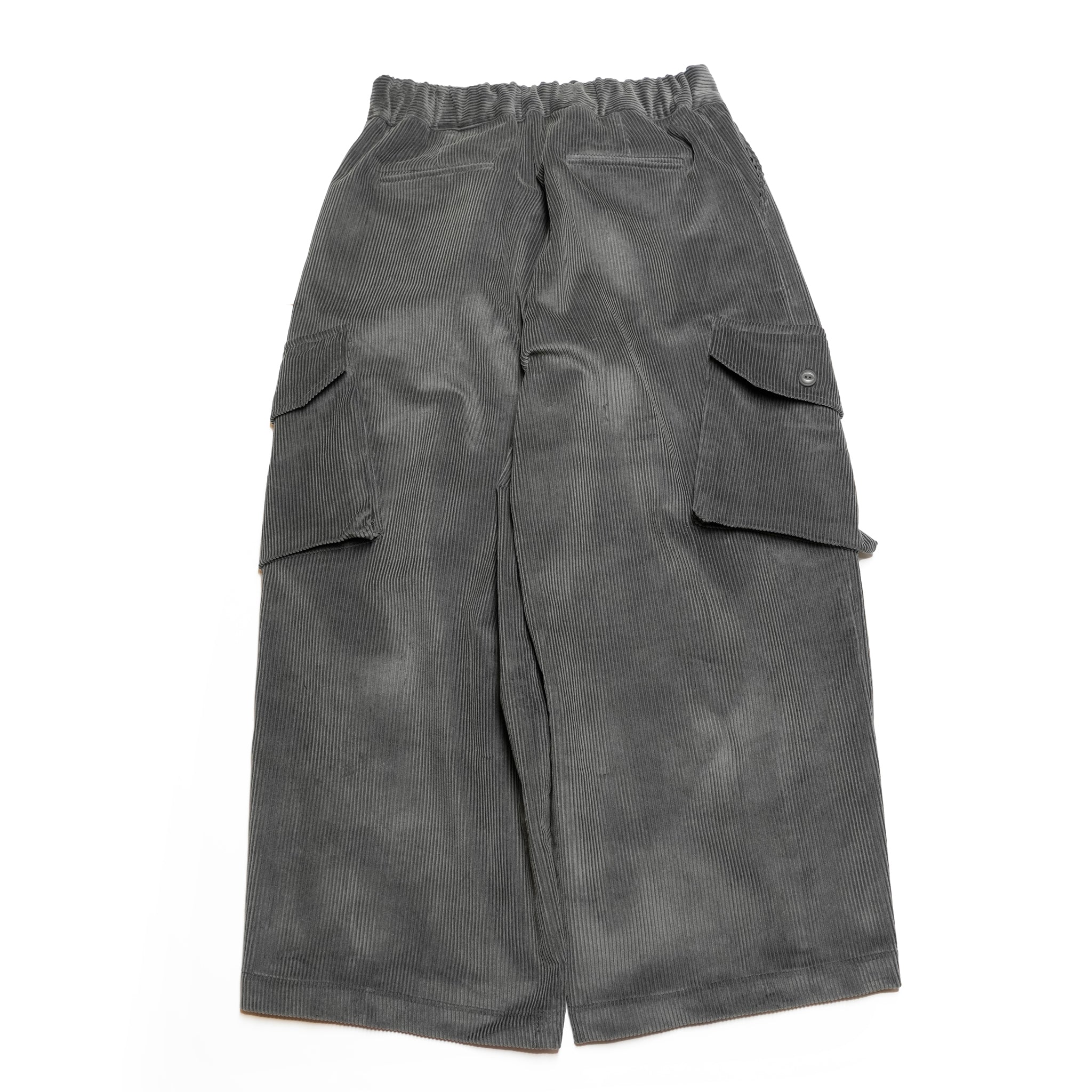 G64302_GR | CORDUROY BALLOON PANTS-GR | Color:Gray【GORT_ゴート】【archive】