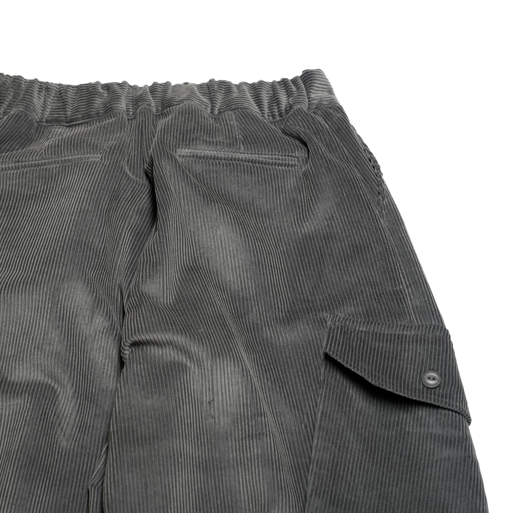 G64302_GR | CORDUROY BALLOON PANTS-GR | Color:Gray【GORT_ゴート】【archive】