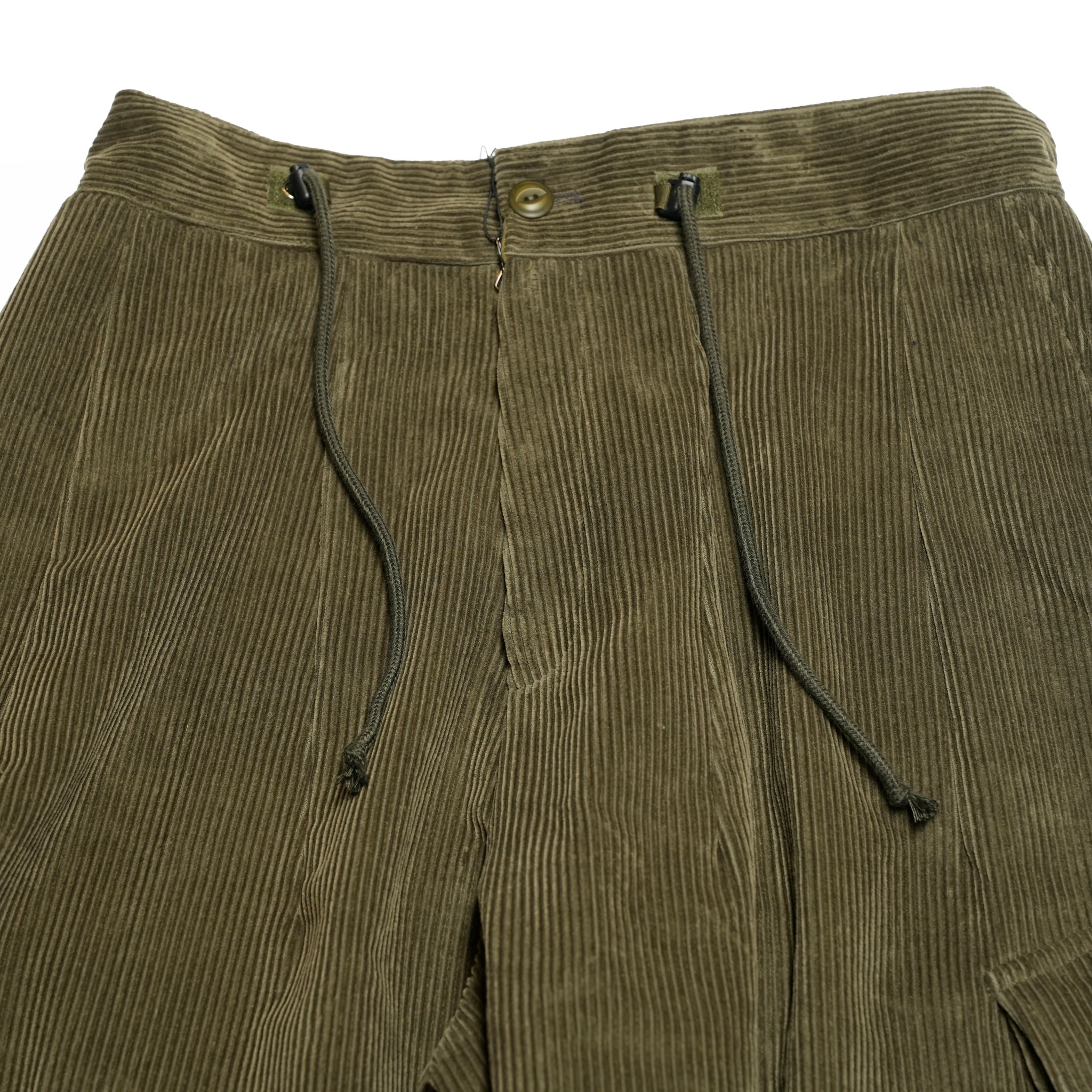 G64302_KH | CORDUROY BALLOON PANTS-KH | Color:Khaki【GORT_ゴート】