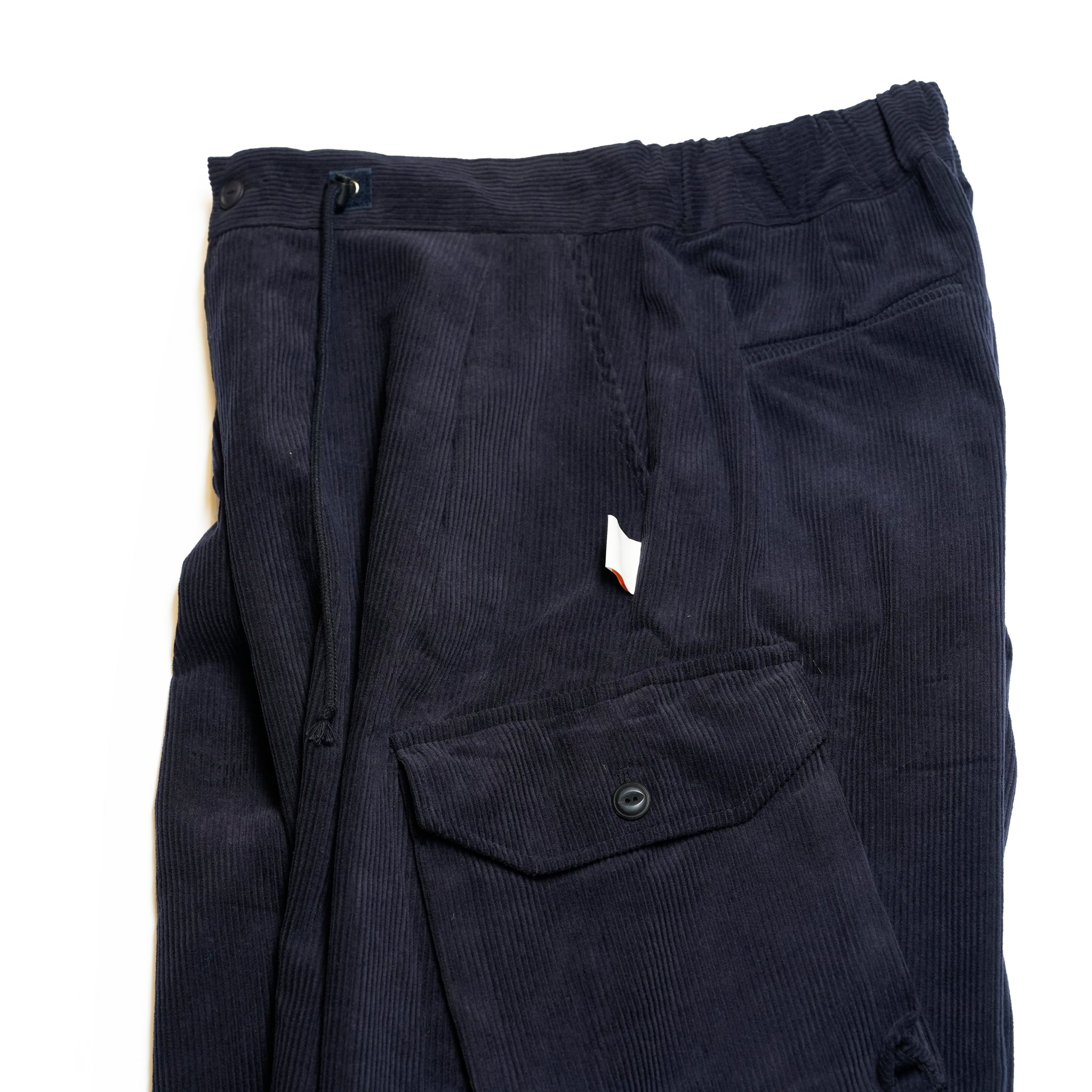 G64302_NV | CORDUROY BALLOON PANTS-NV | Color:Navy【GORT_ゴート】